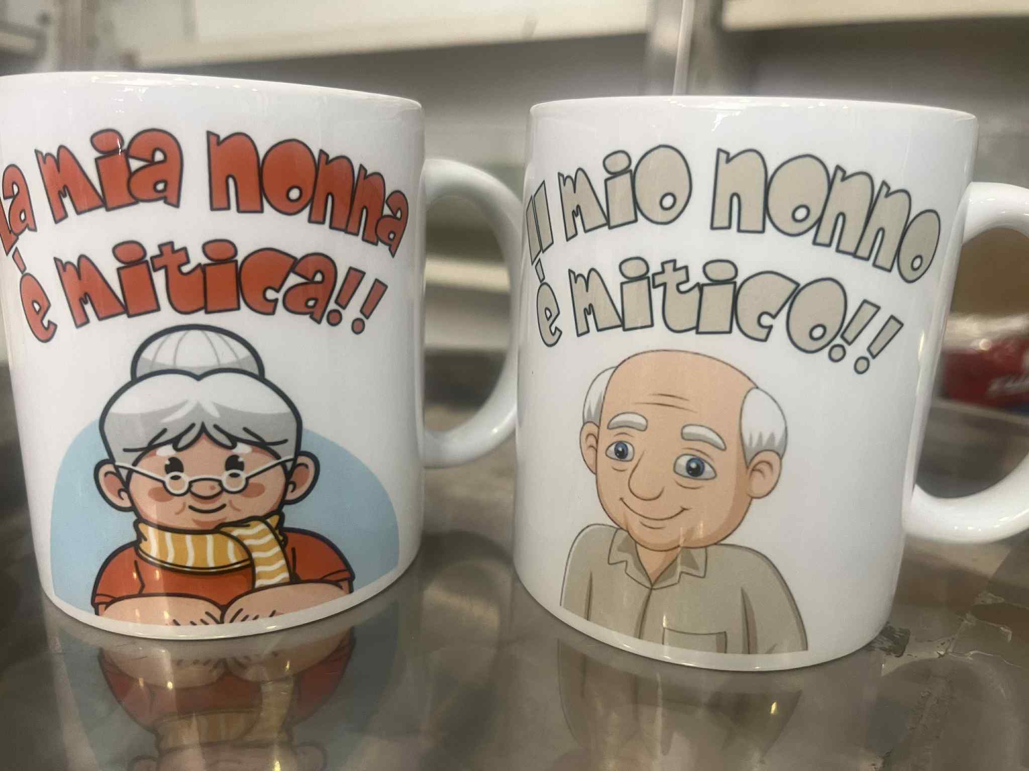 tazze 'Nonna e Nonno Mitici'