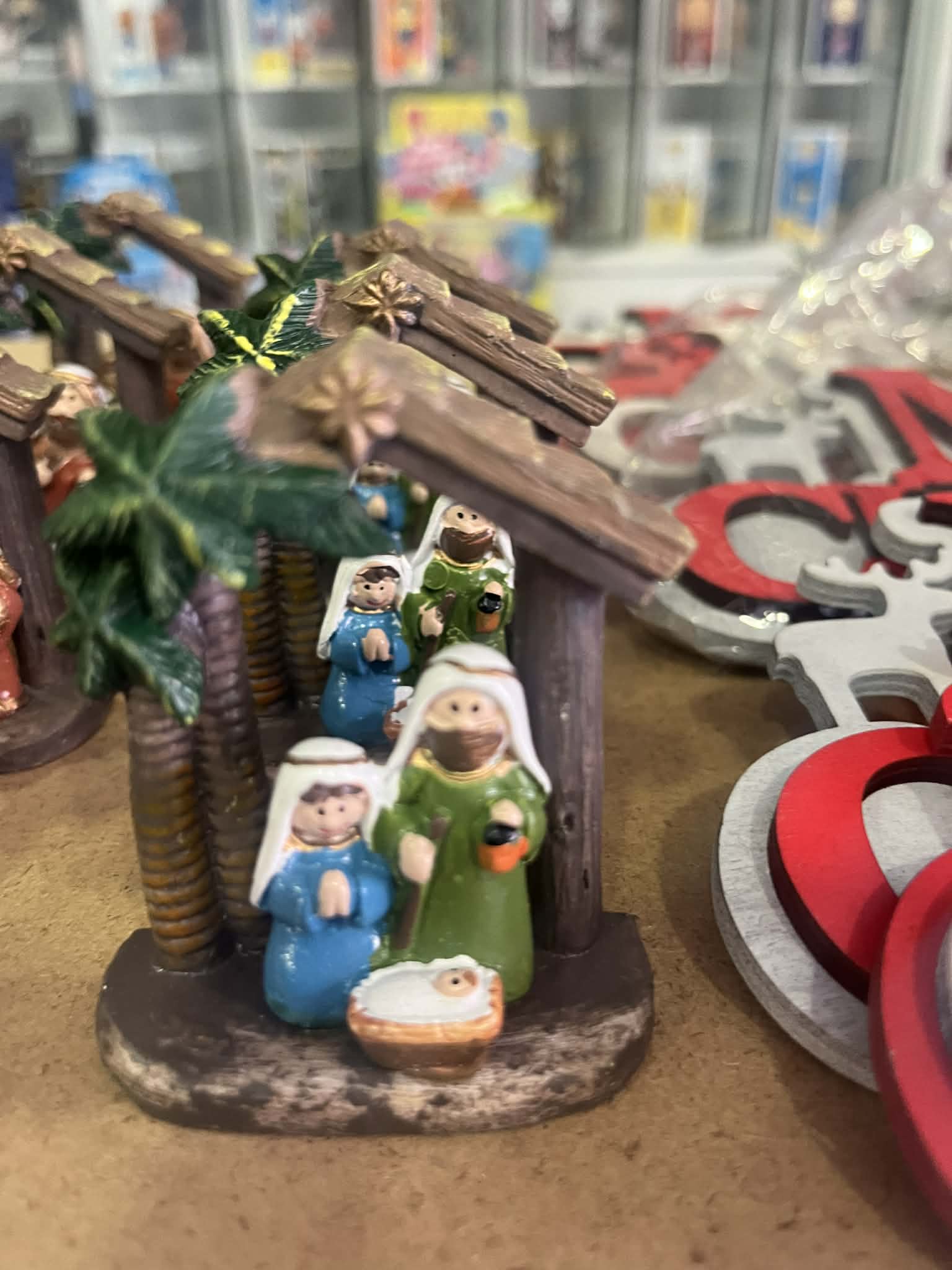 Miniature Nativity Scene Figurine