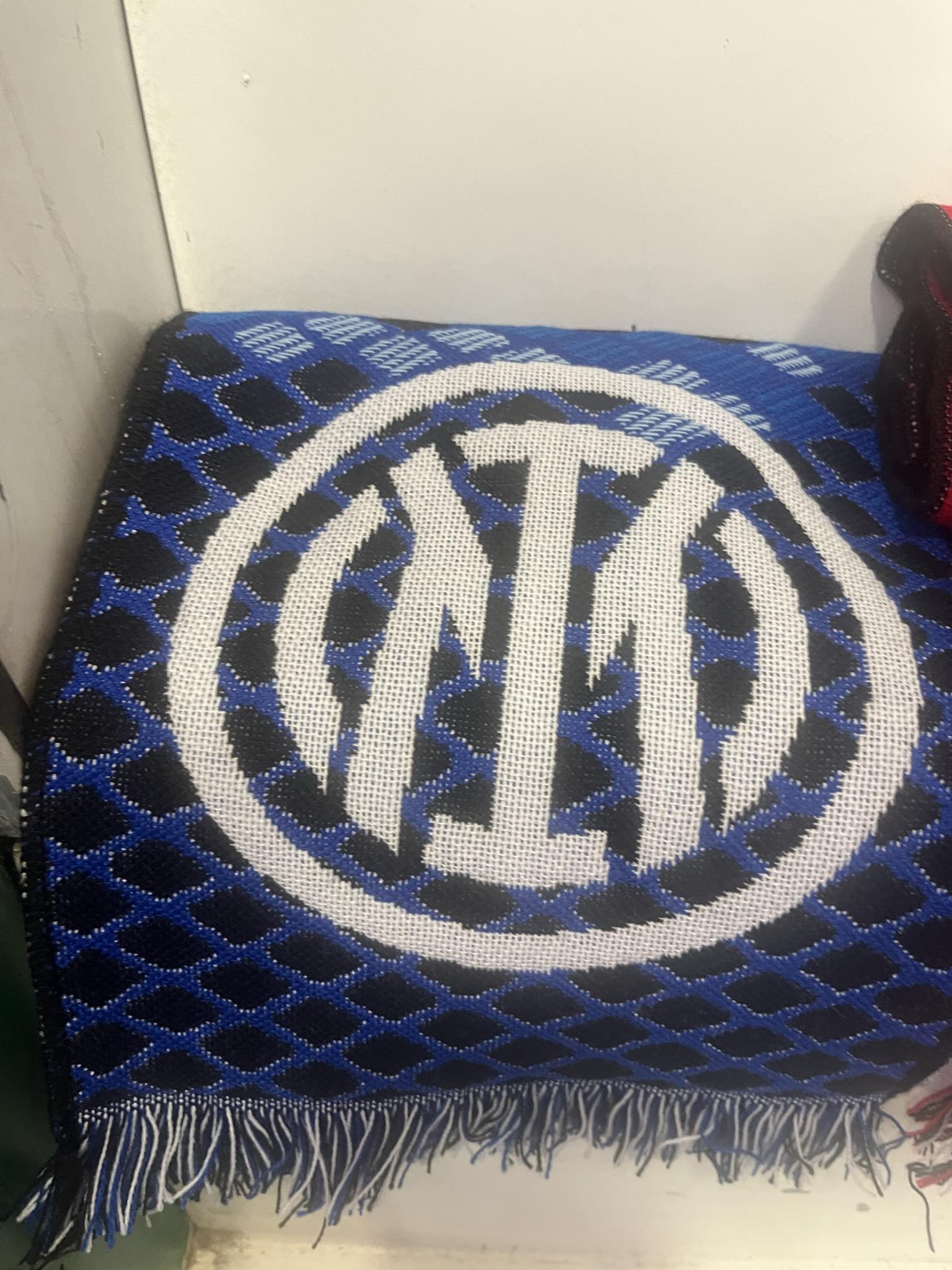 Inter Milan Beaded Throw Blanket