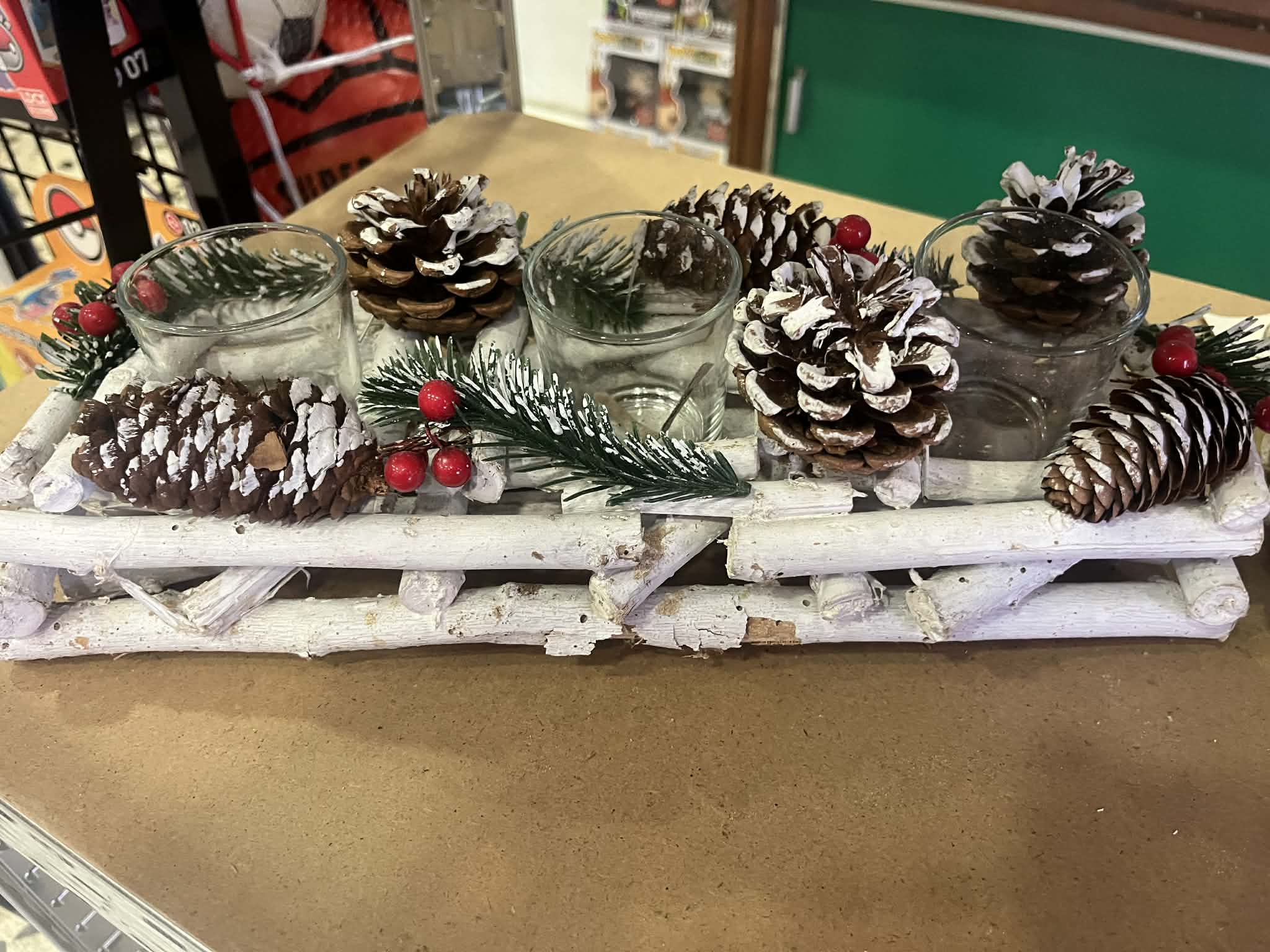Pine Cone Candle Holder