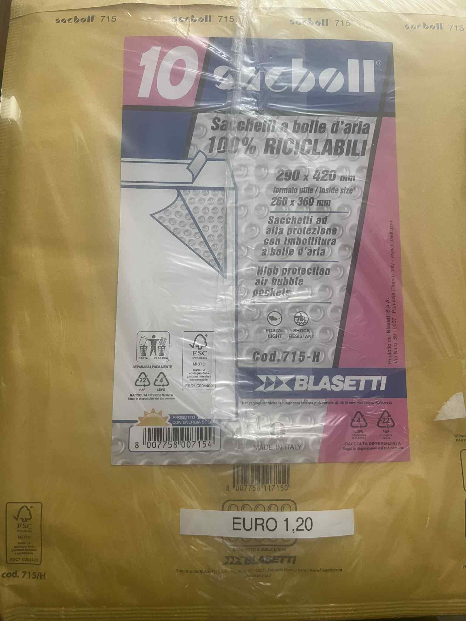 Sorbol 715 bubble mailers