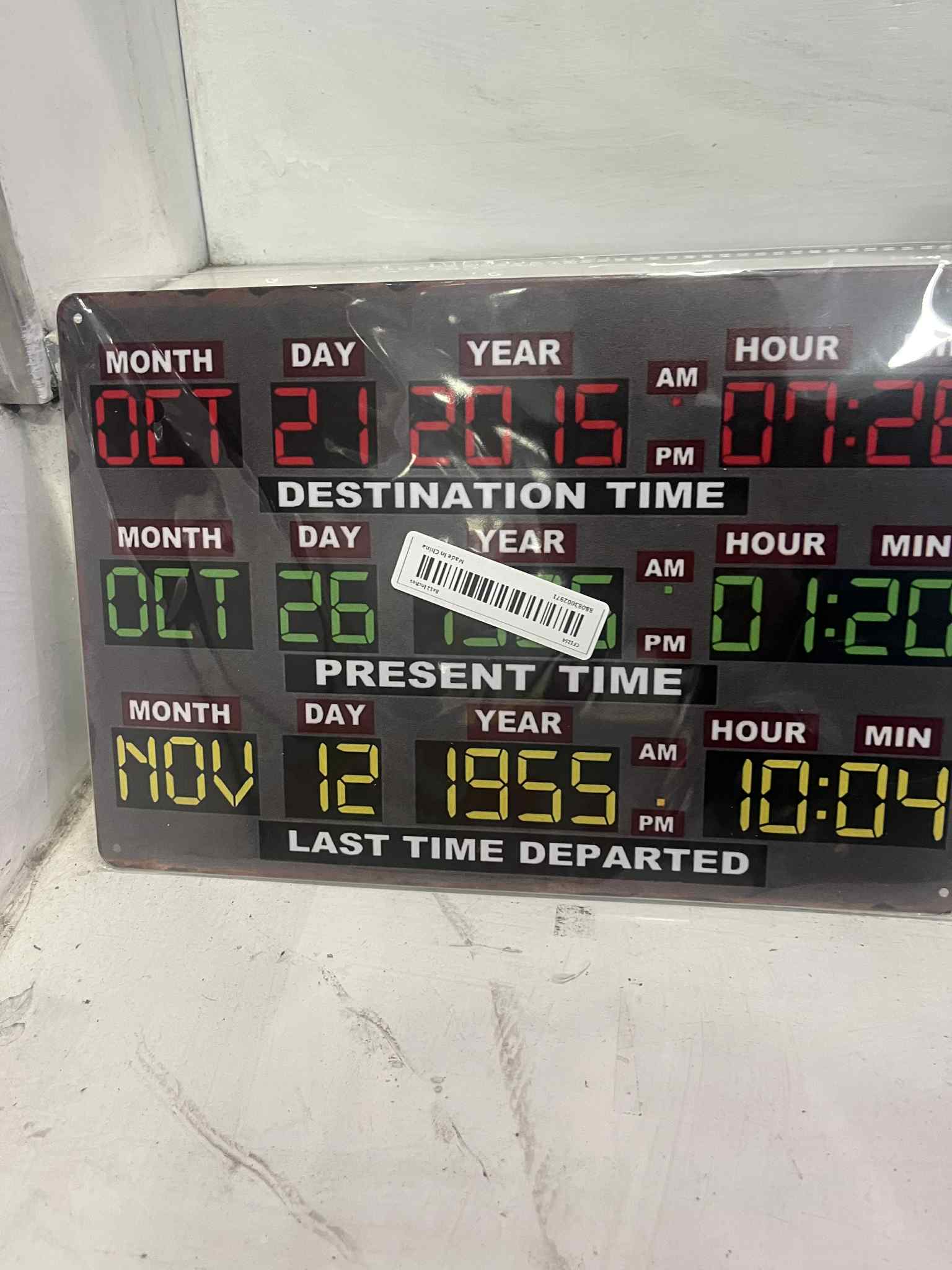 Time Circuit LED Display