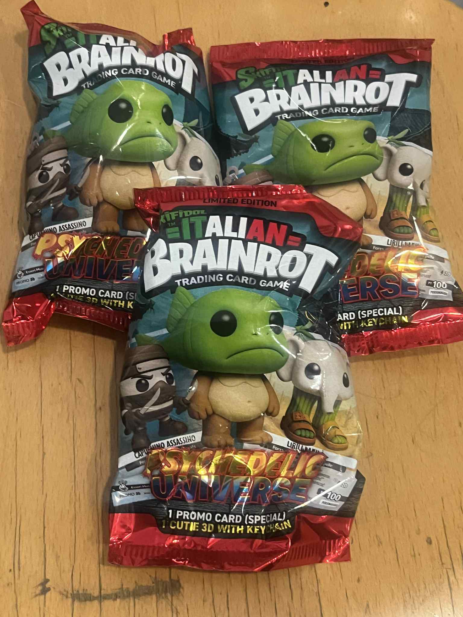Allan Brainrot Trading Card Game Pack
