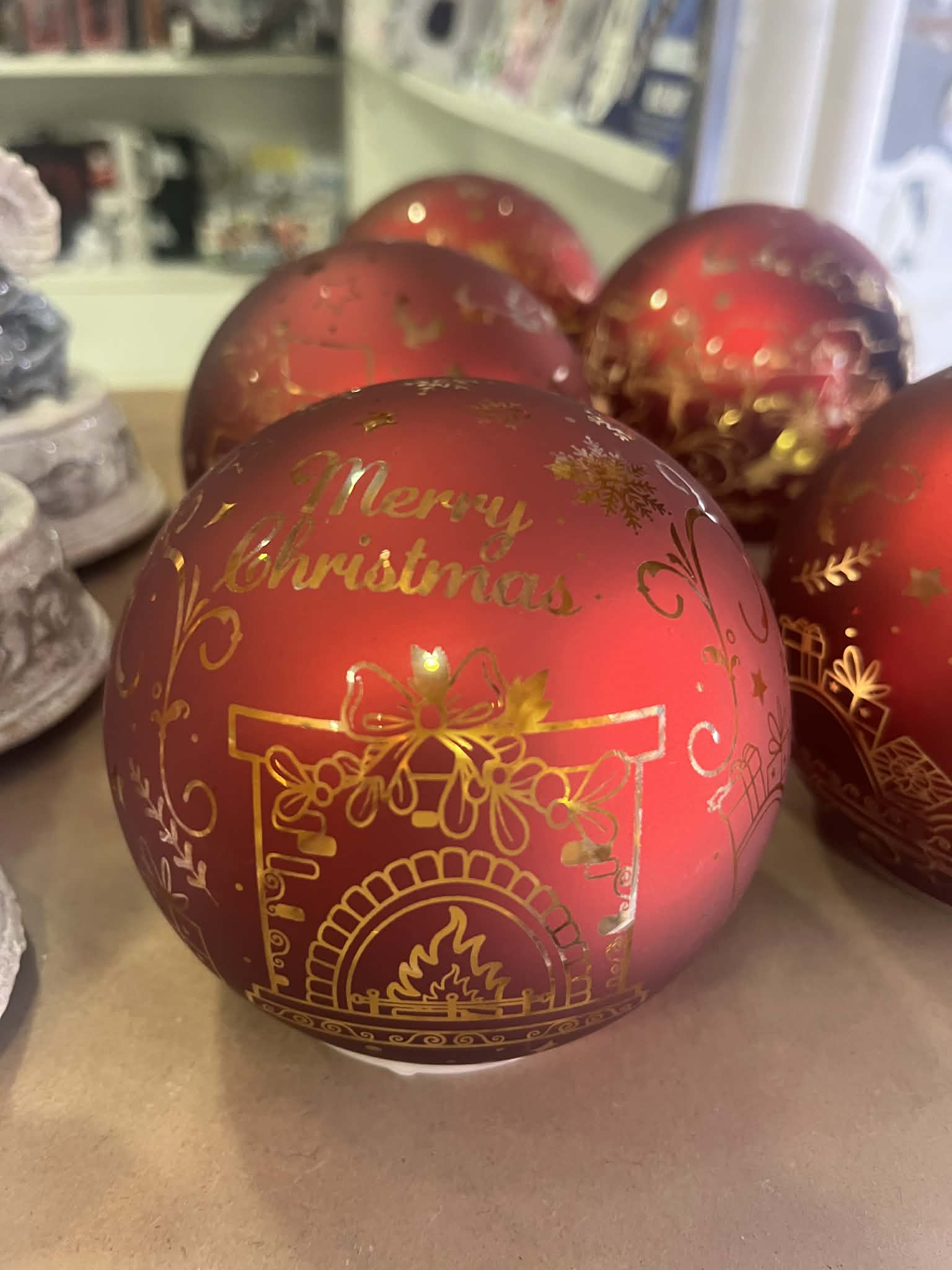 Red Christmas Ornament Ball