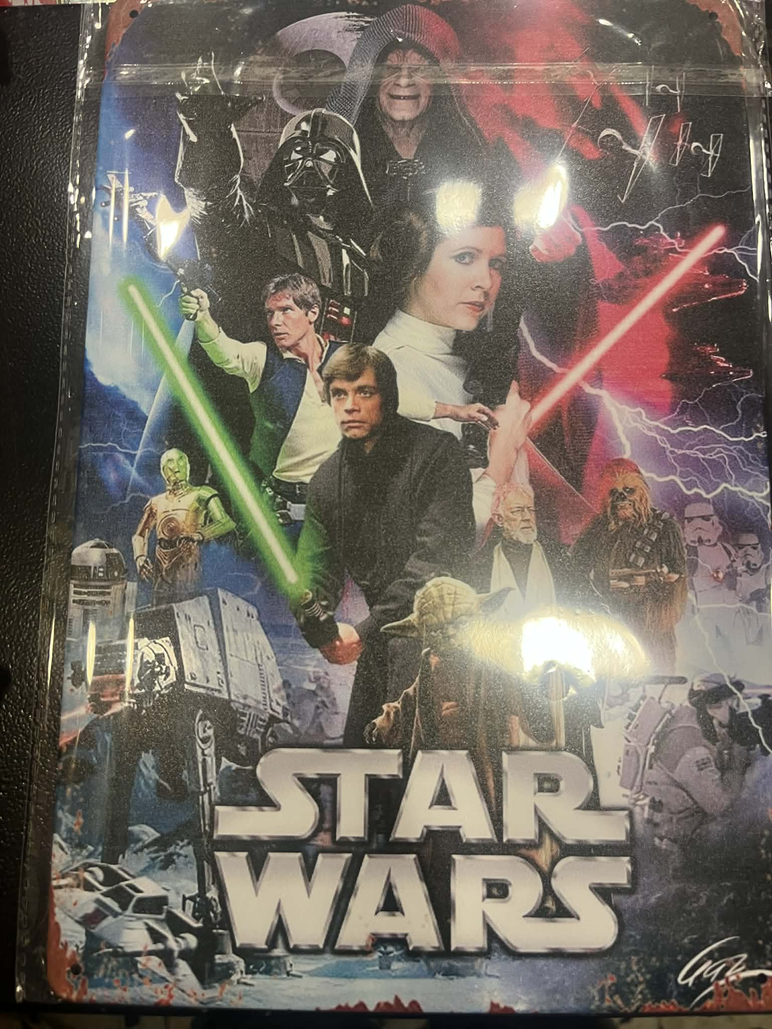 Star Wars Poster placca