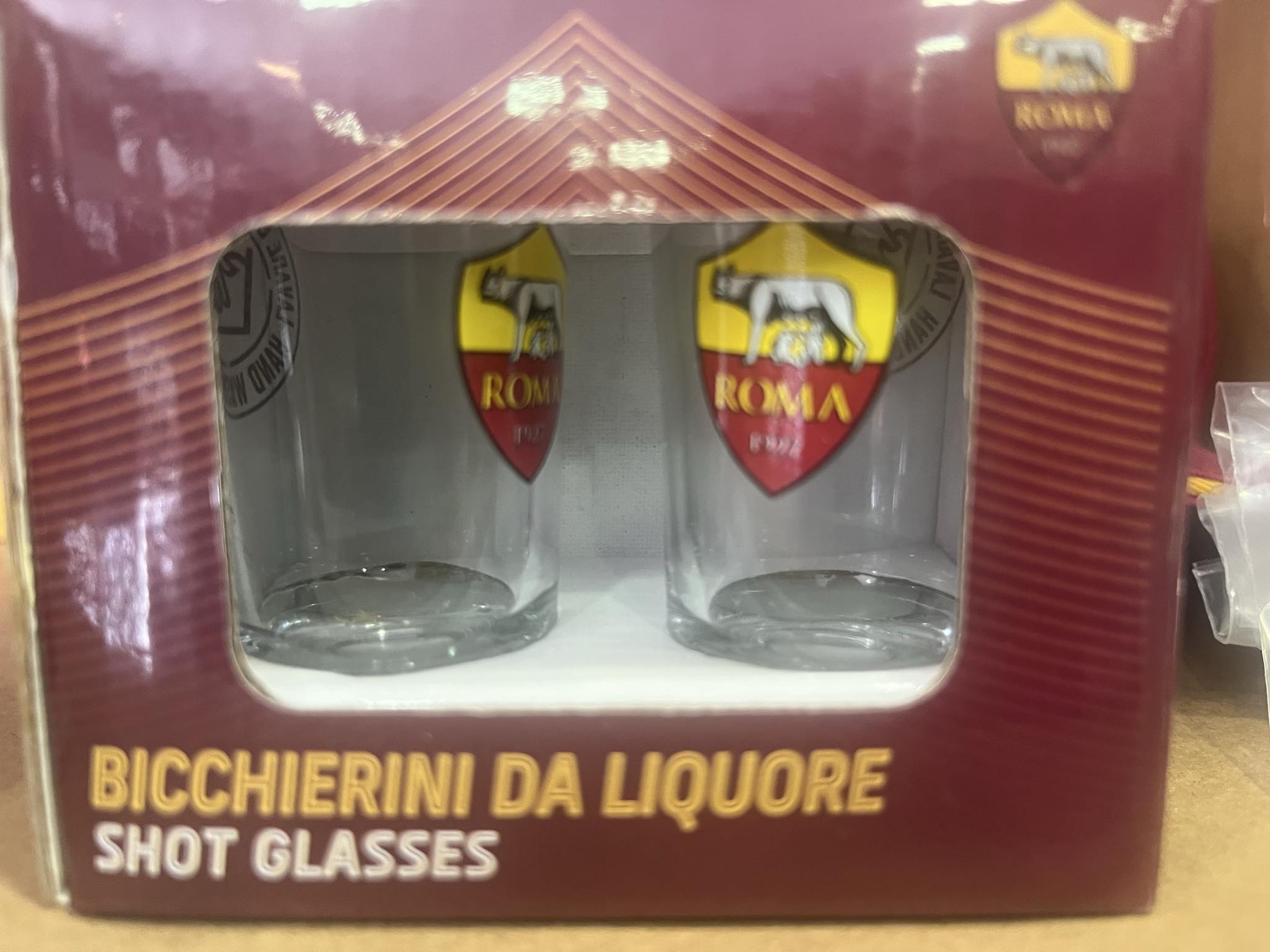 AS Roma Shot Glasses