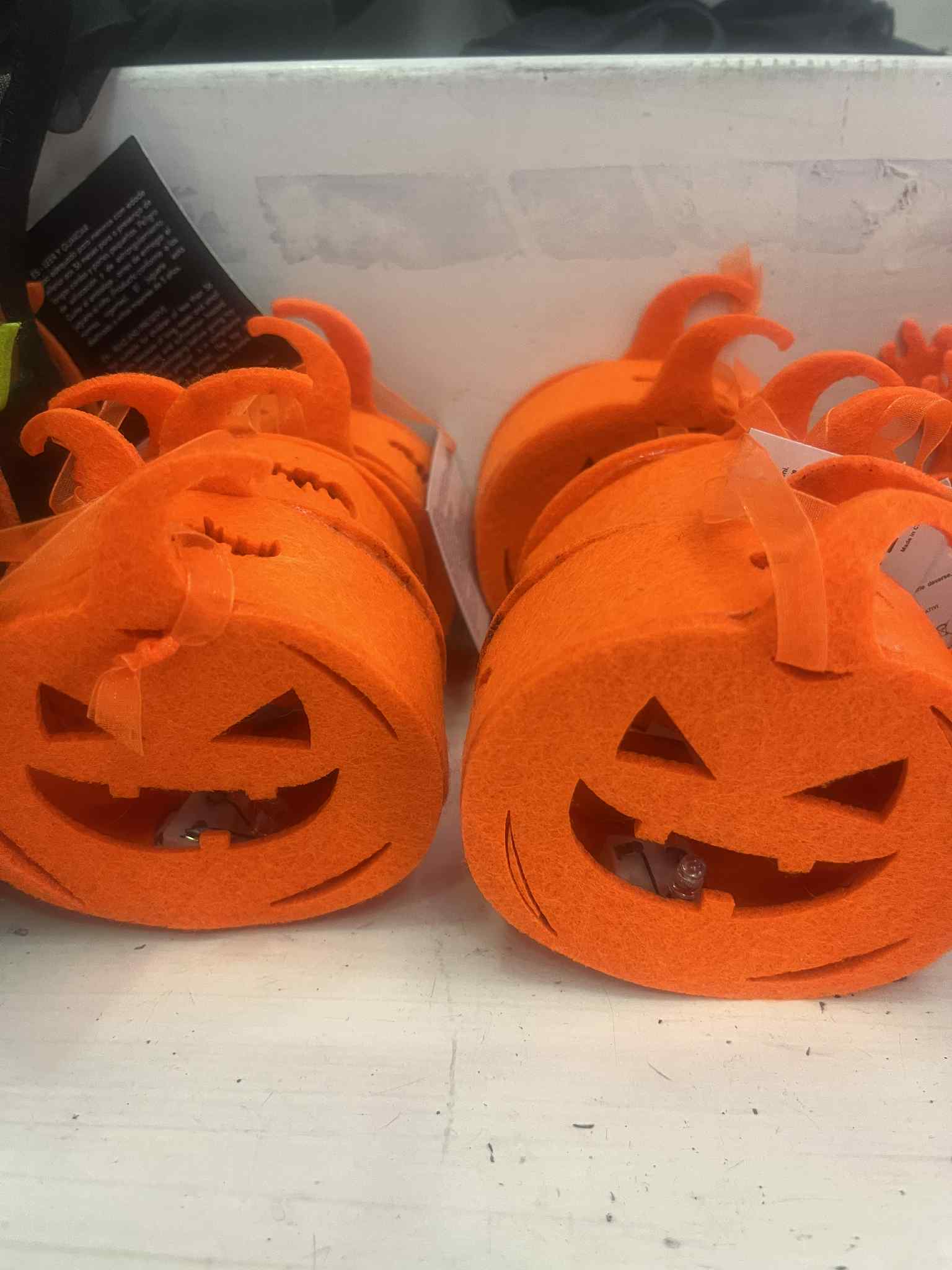 Felt Pumpkin Basket