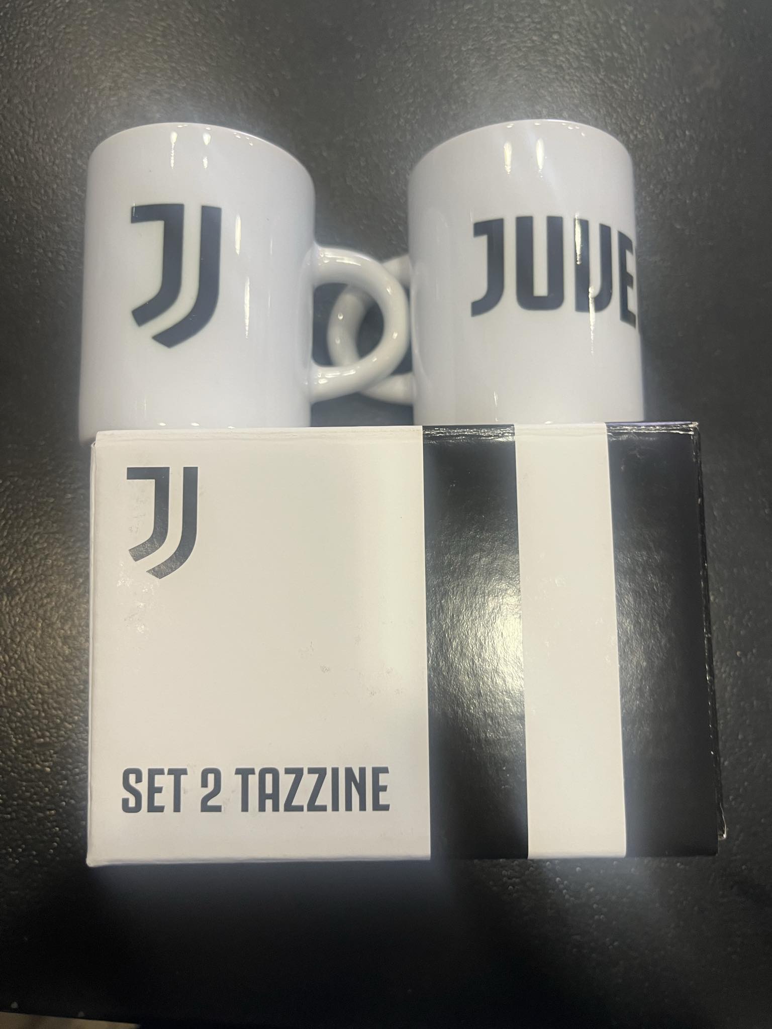Set 2 Tazzine Juventus
