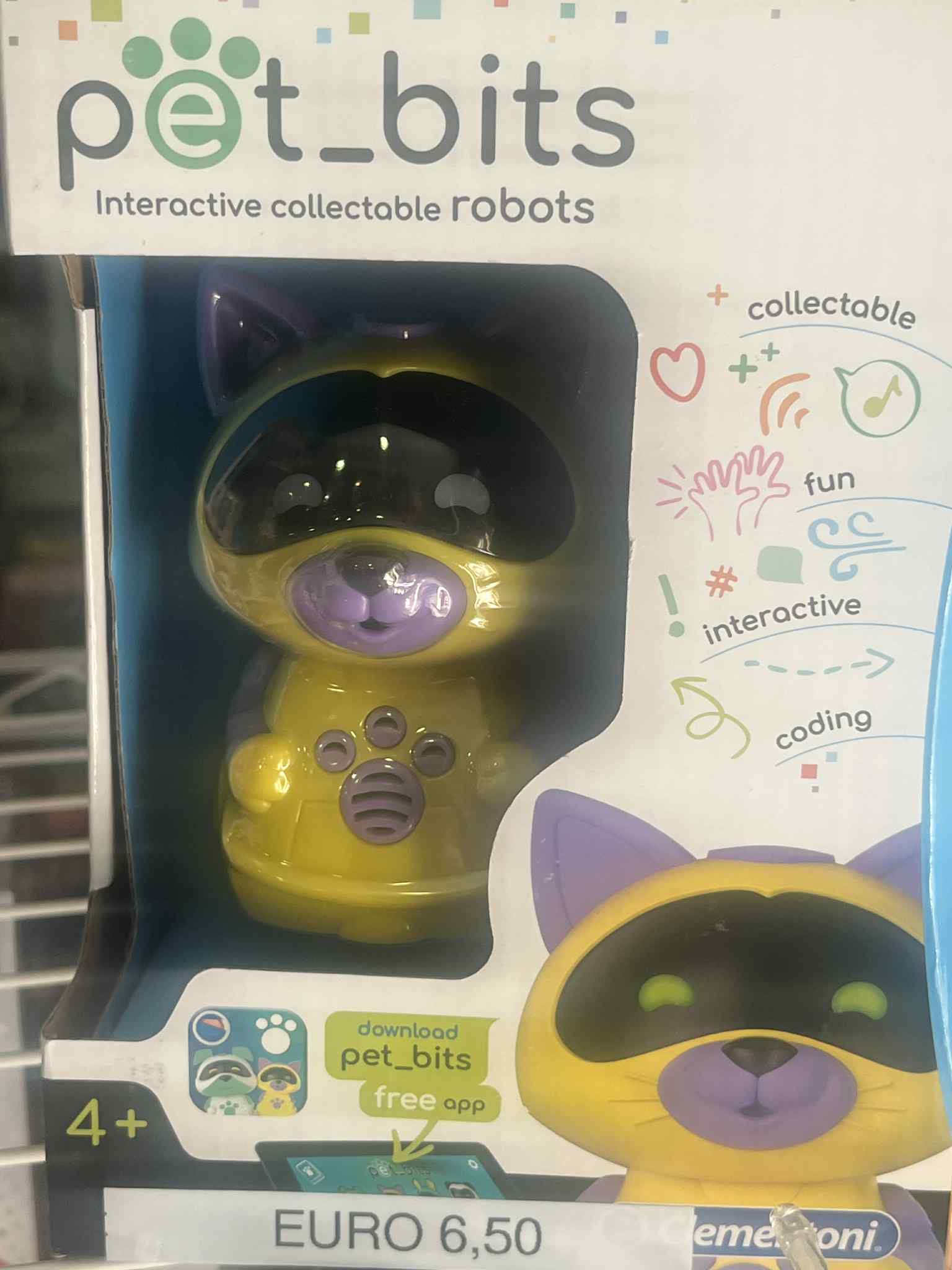 Pet_Bits Interactive Collectable Robot Cat