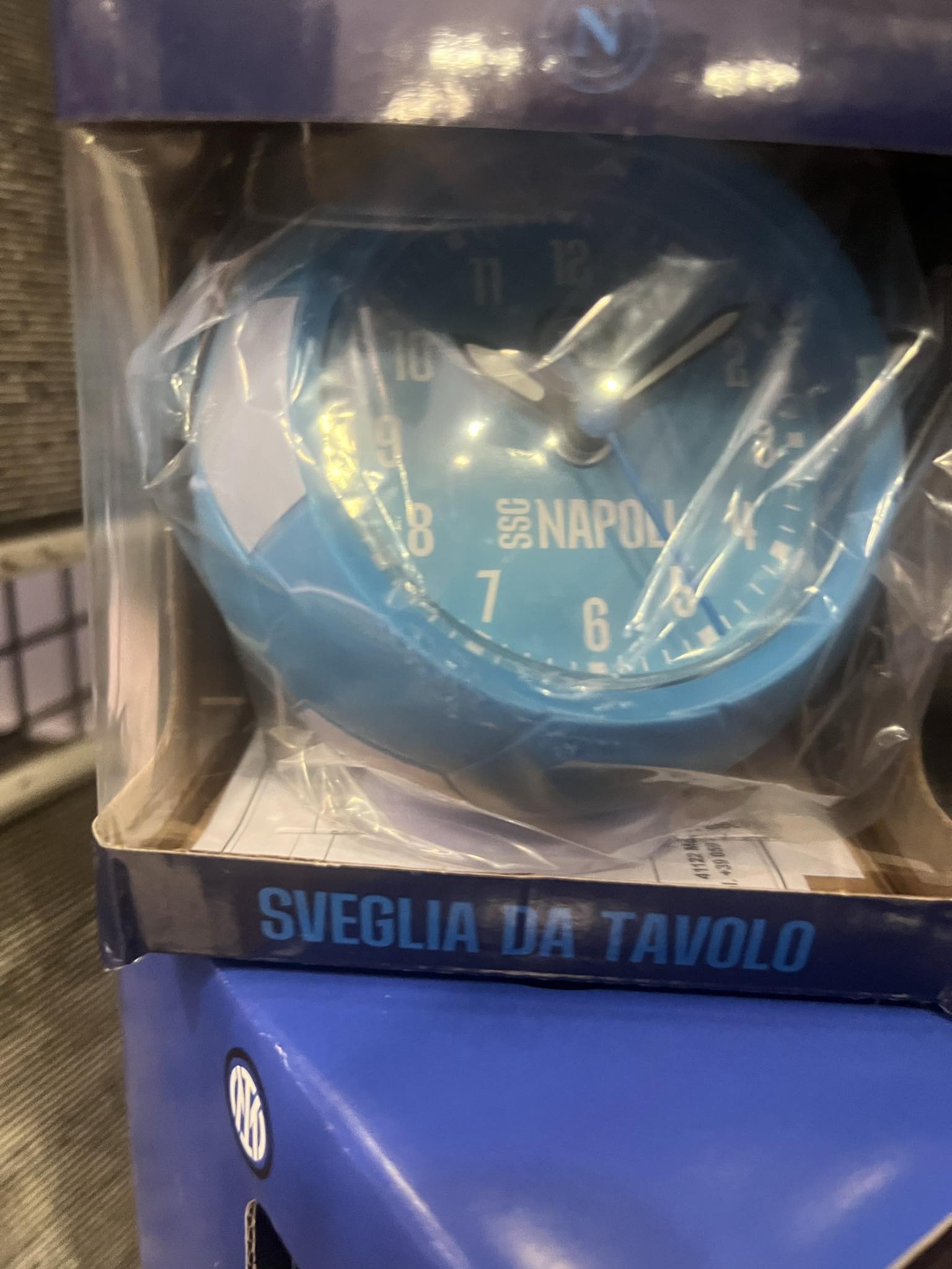 SSG Napoli Table Alarm Clock