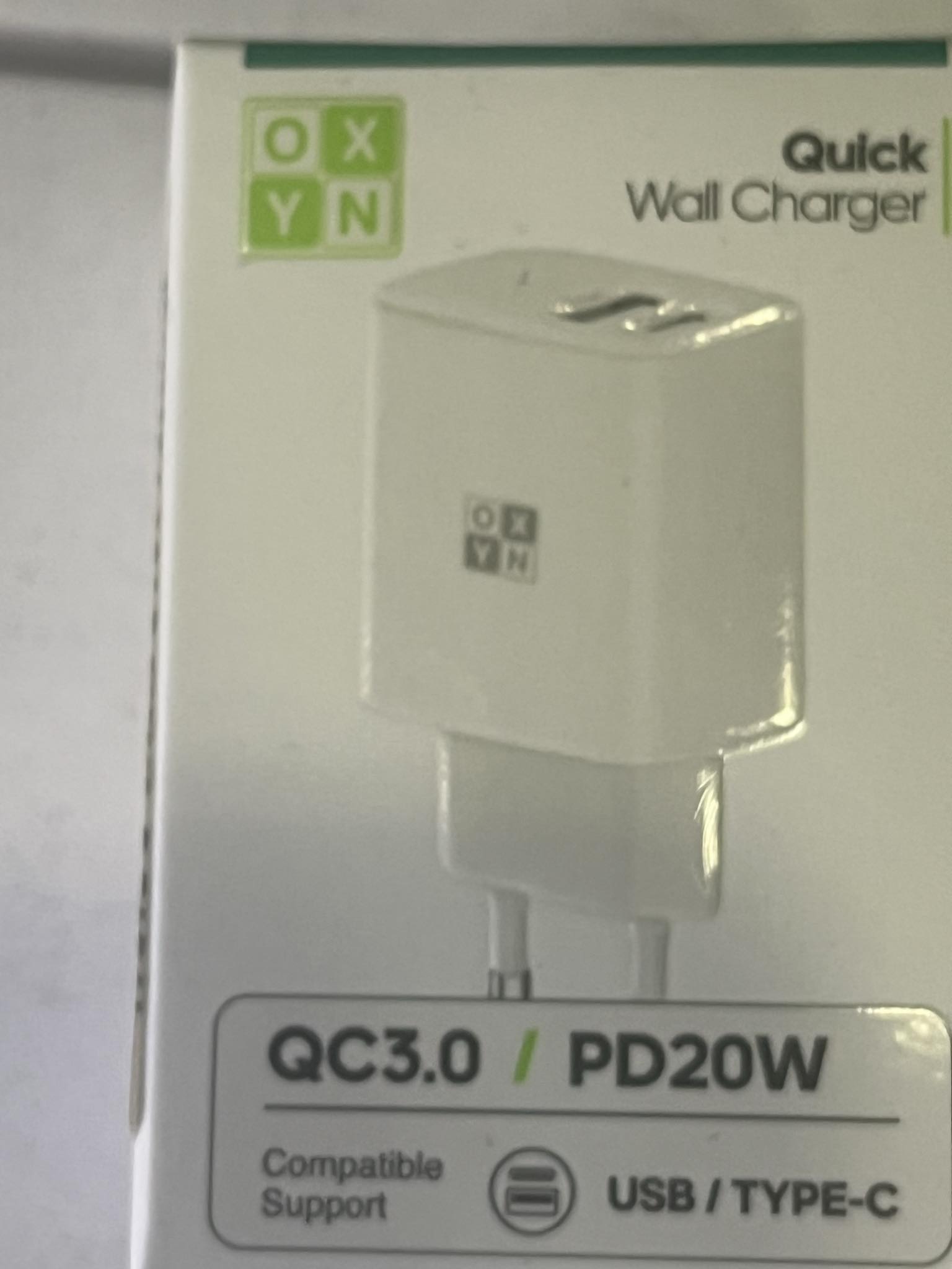 OXYN Quick Wall Charger