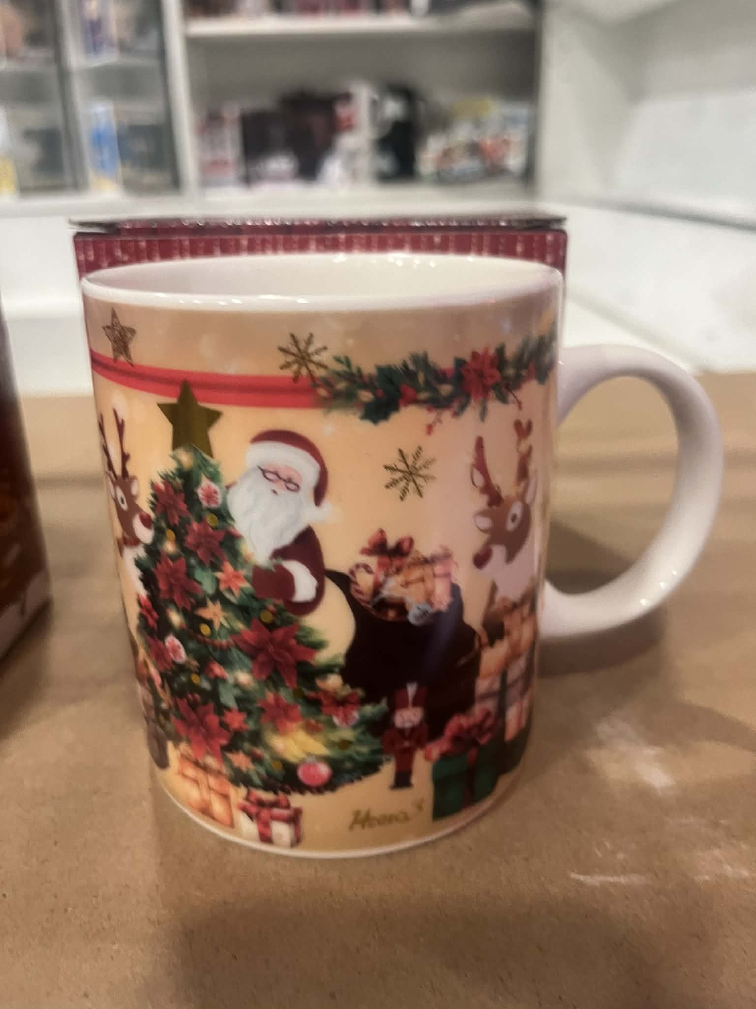 Christmas-themed Ceramic Mug