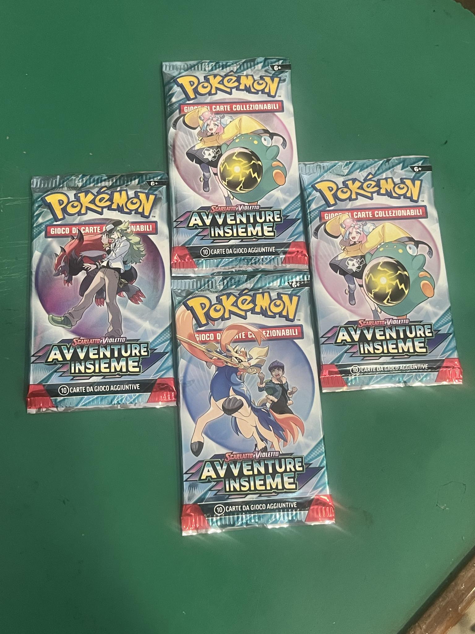 Pokemon Avventure Insieme Booster Packs