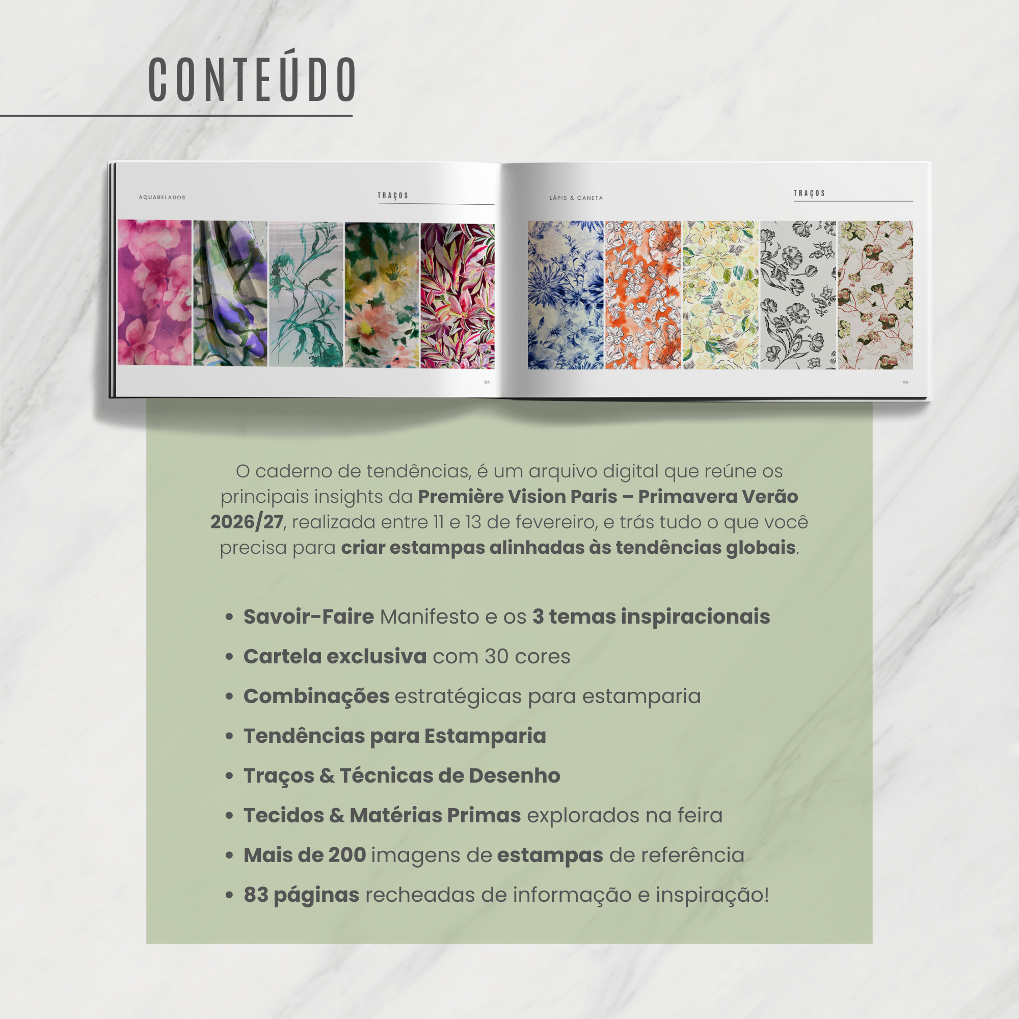 Caderno de Tendências para Estamparia