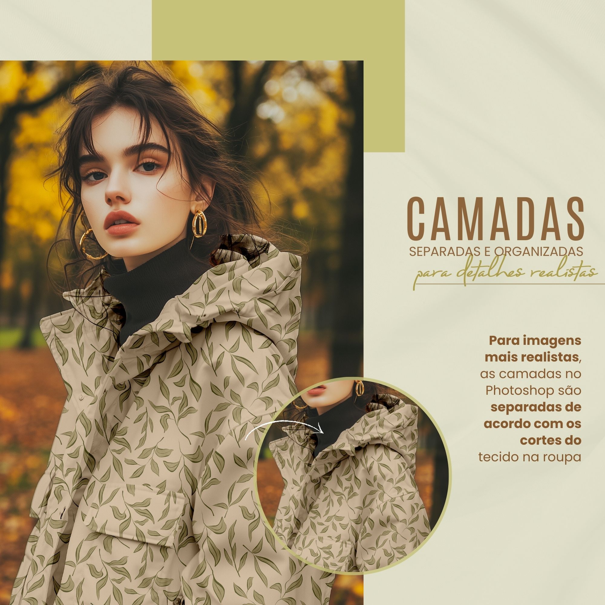 Pacote de mockups para estampas - Coleção Outono