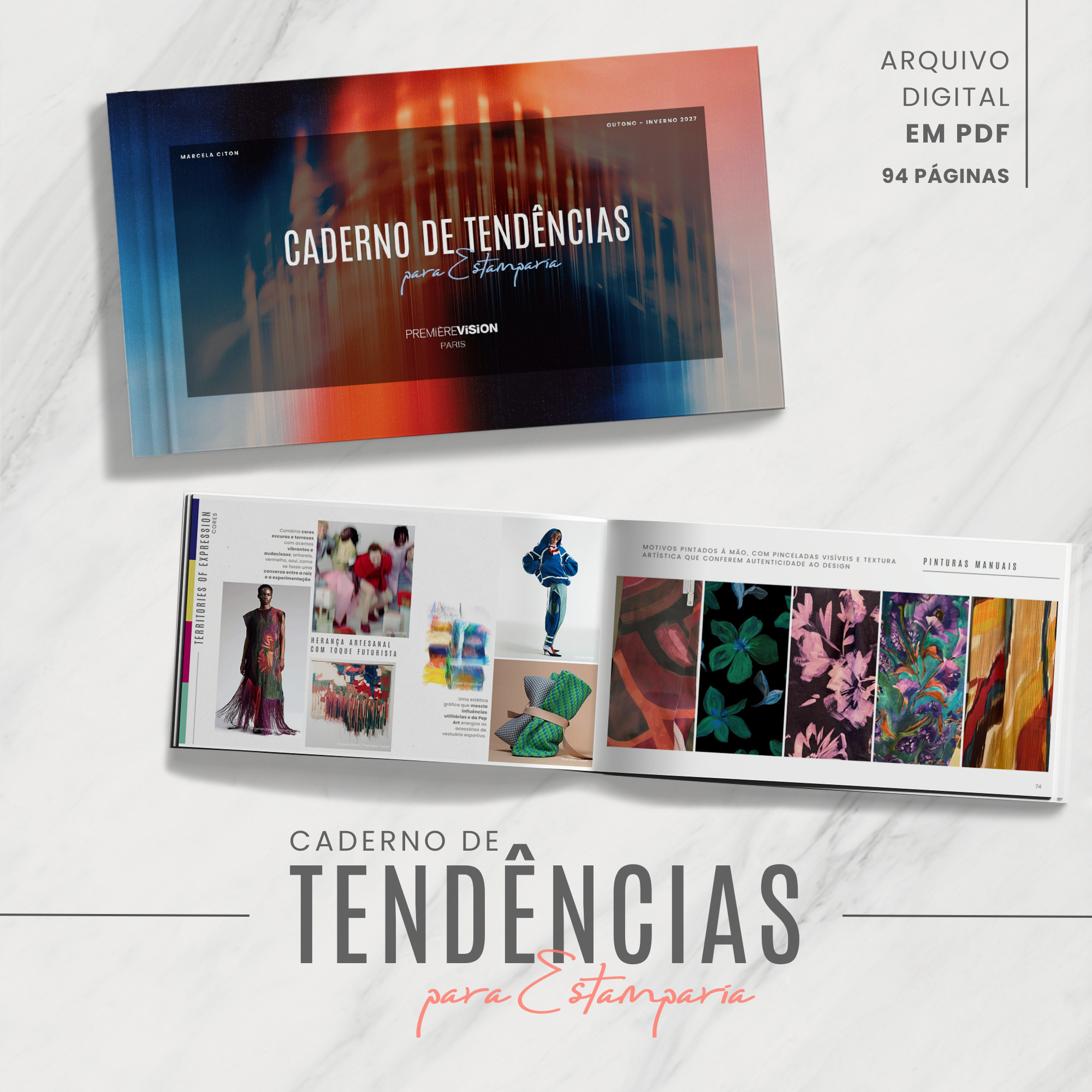 Caderno de Tendências para Estamparia - Première Vision Paris - Outono/Inverno 2027