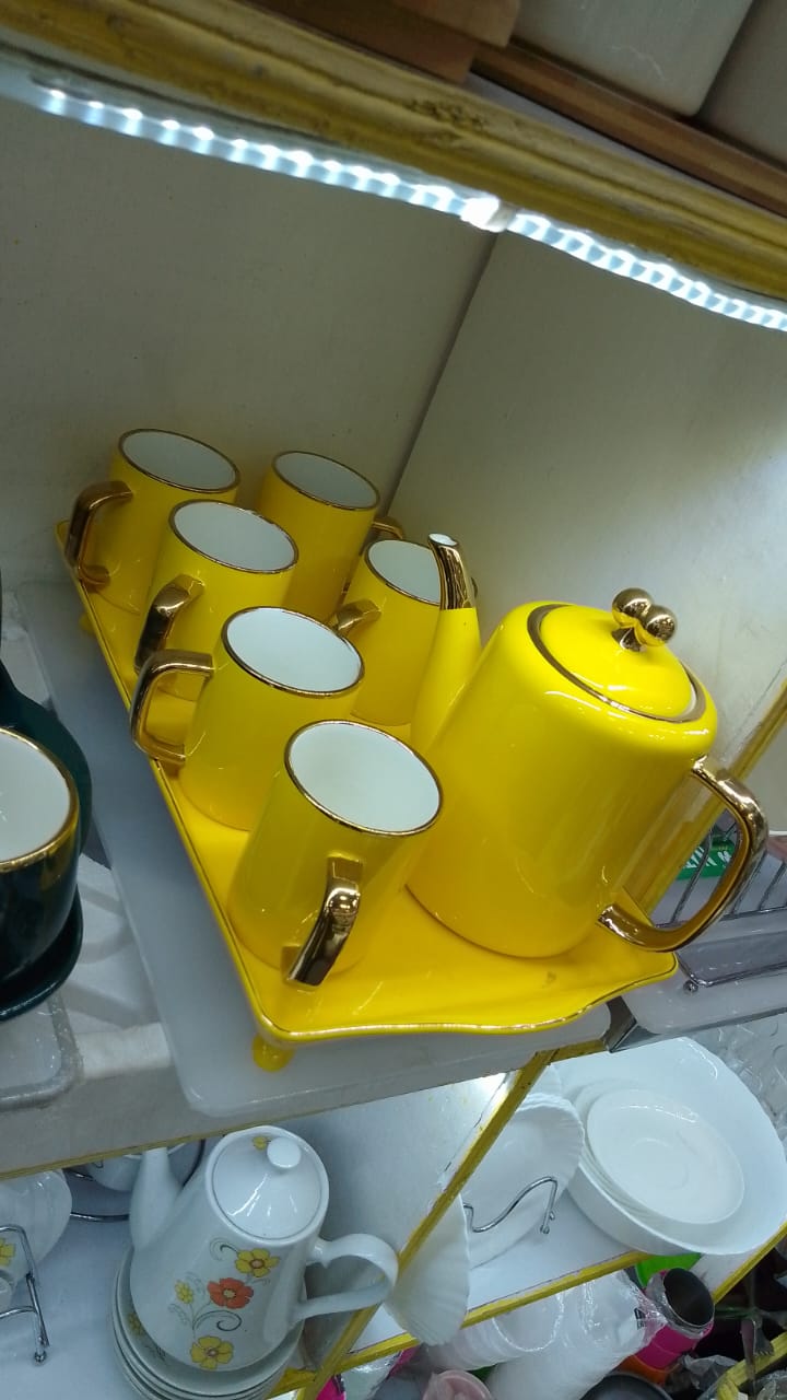 Yellow Tea Set
