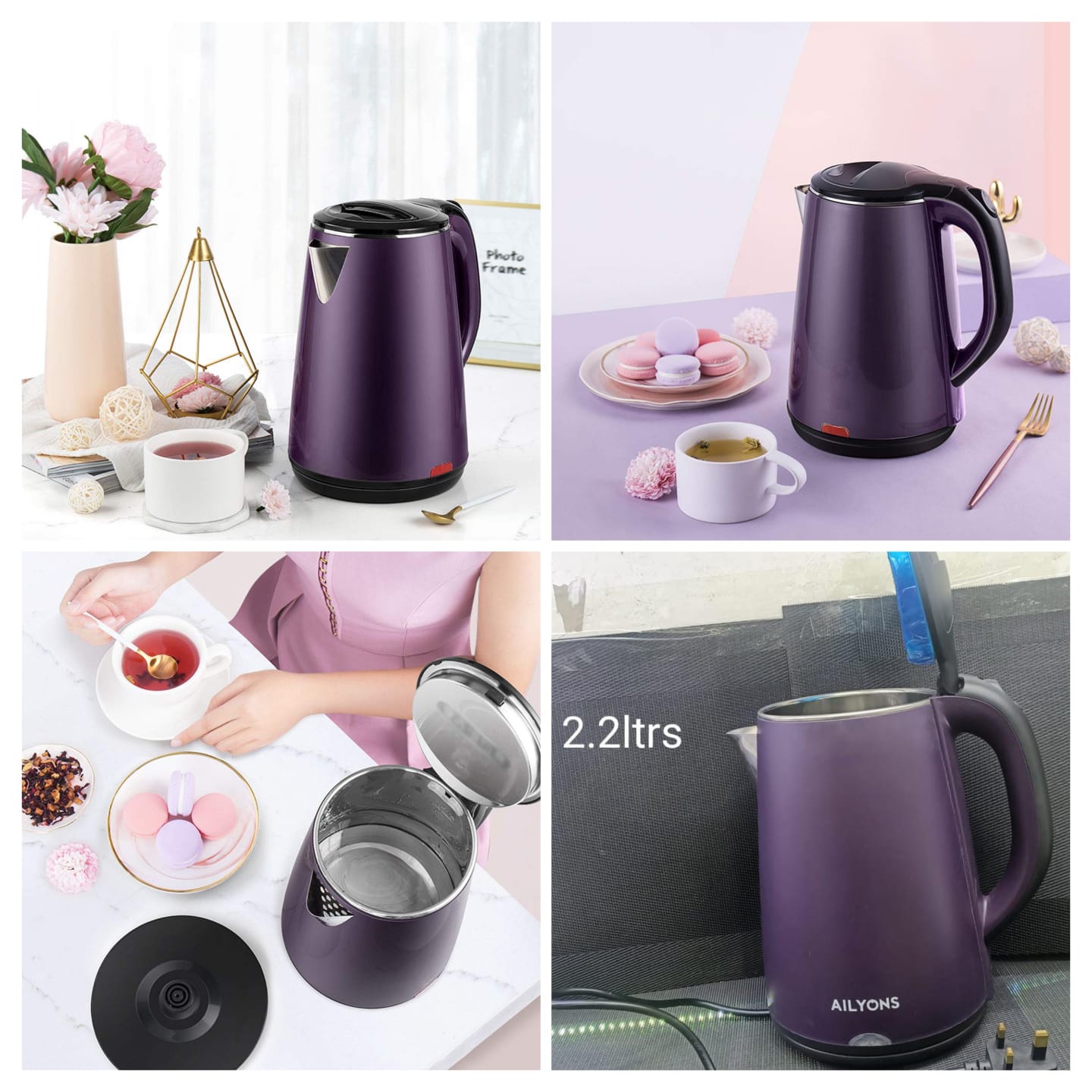 AILYONS 2.2 LITERS ELECTRIC WATER KETTLE