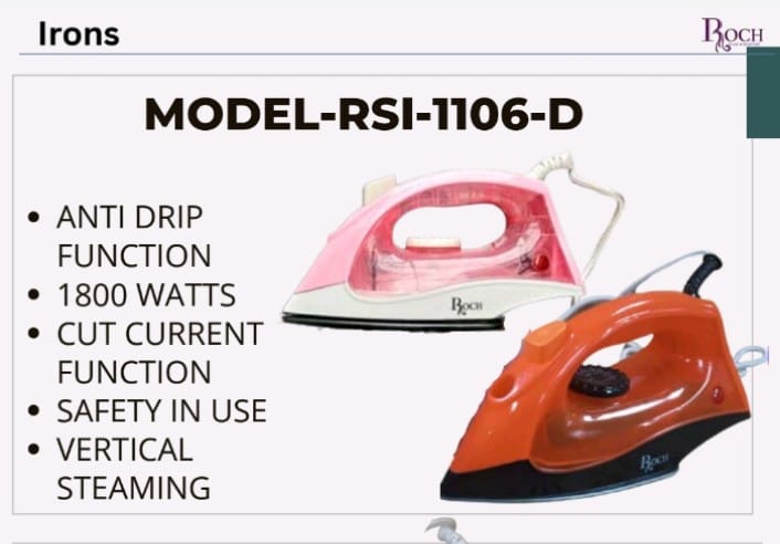Roch REI-1231-D - Electric Iron - 2400W