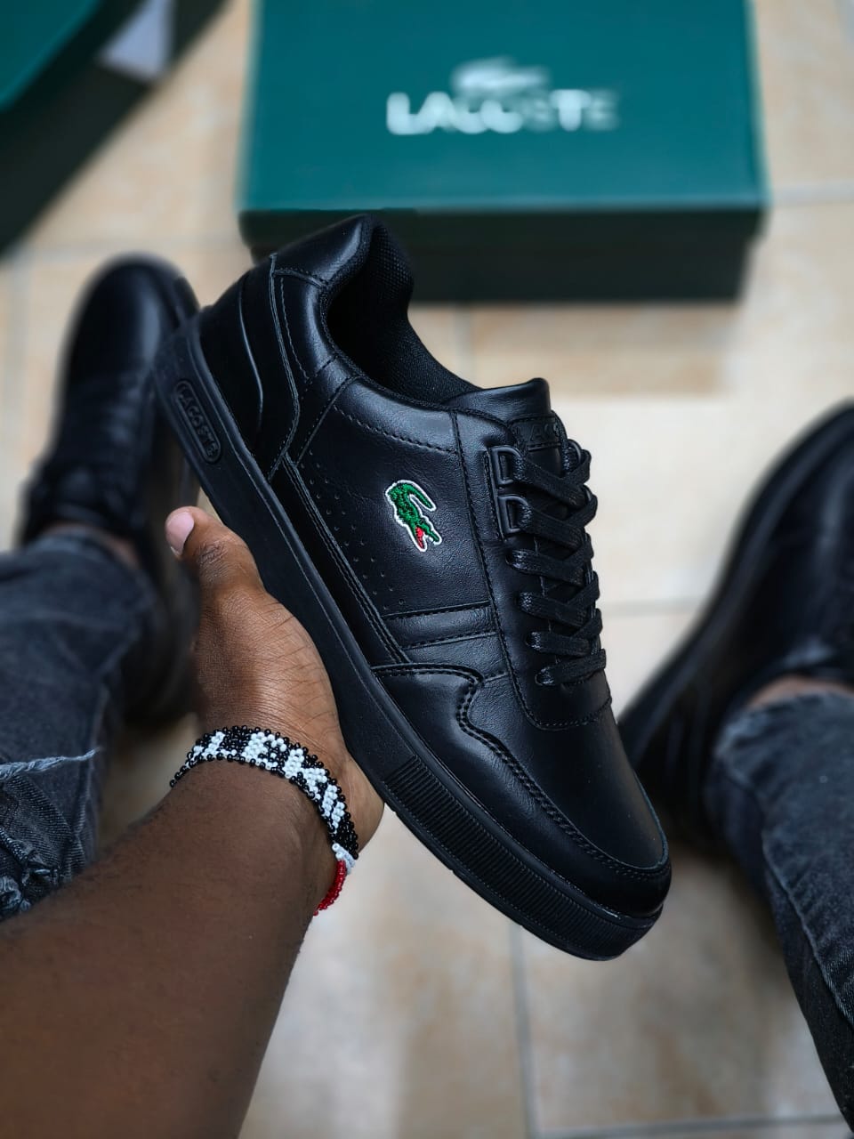 Black Lacoste Sneakers