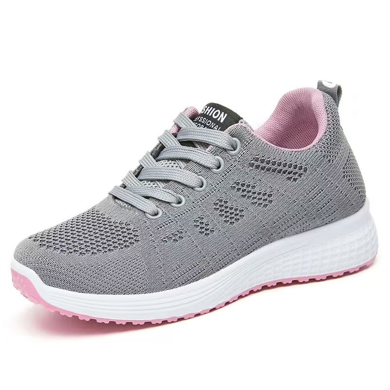 Gray and Pink Ladies sneakers