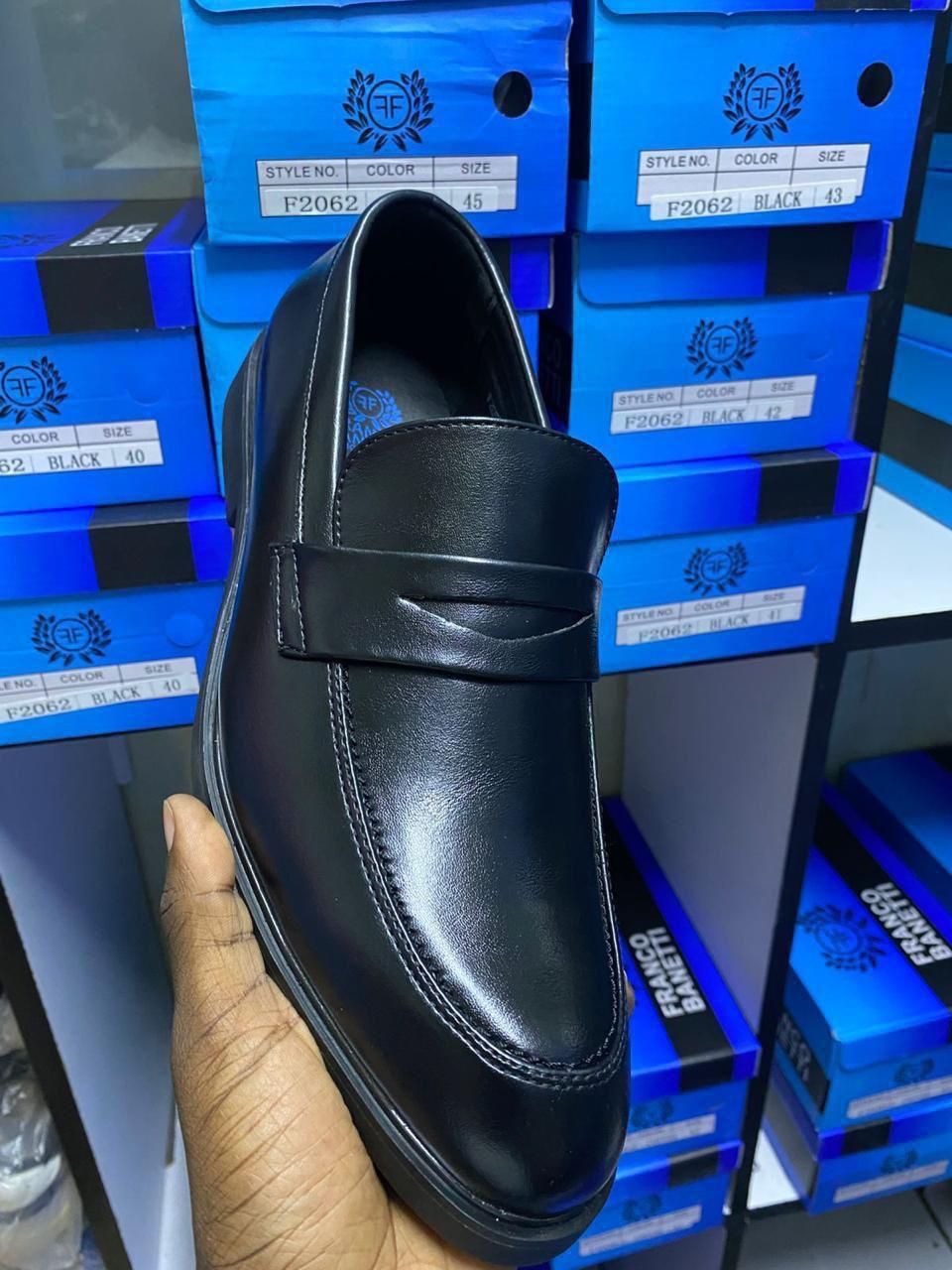 Black Leather Official shoes