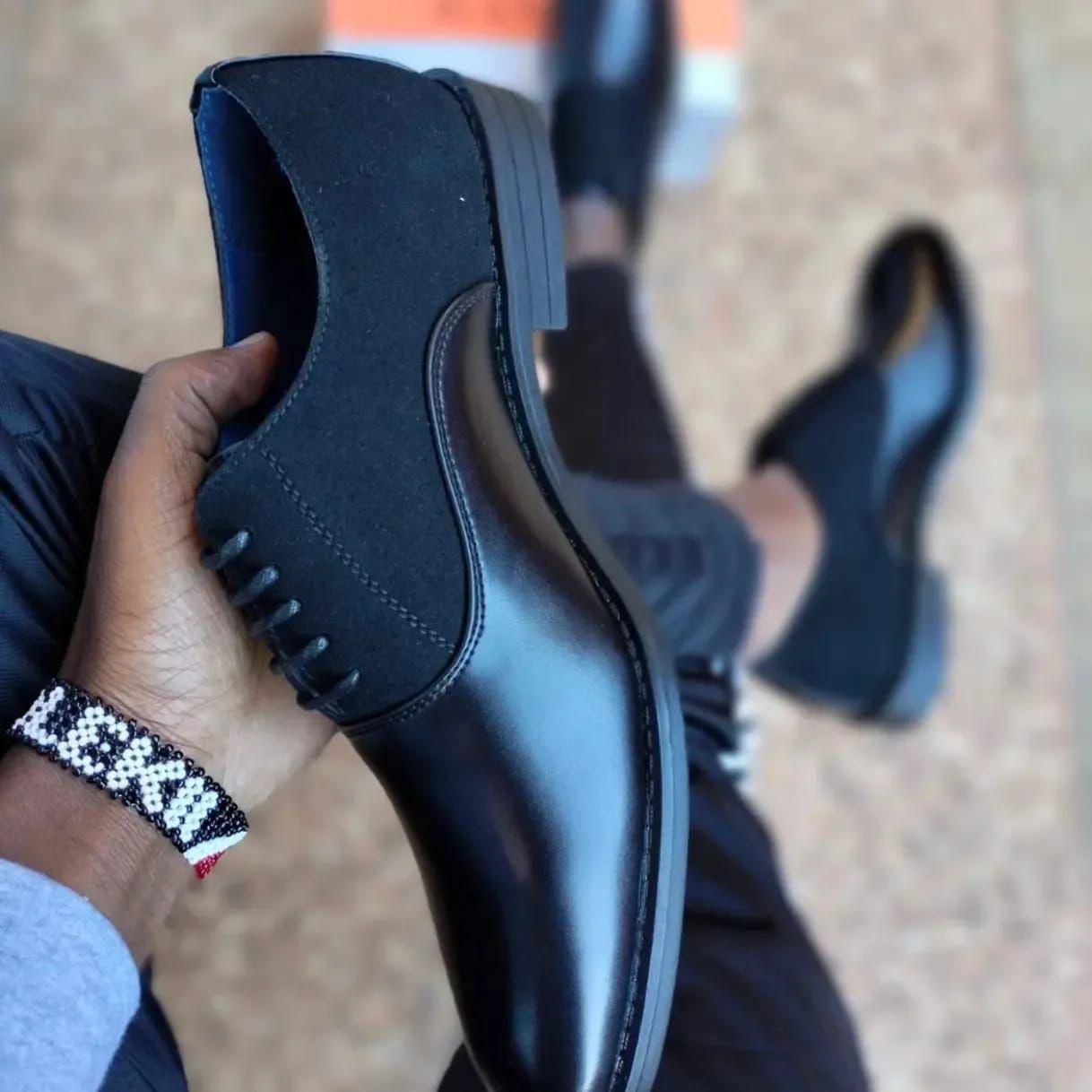 Men's Black Official Shoes