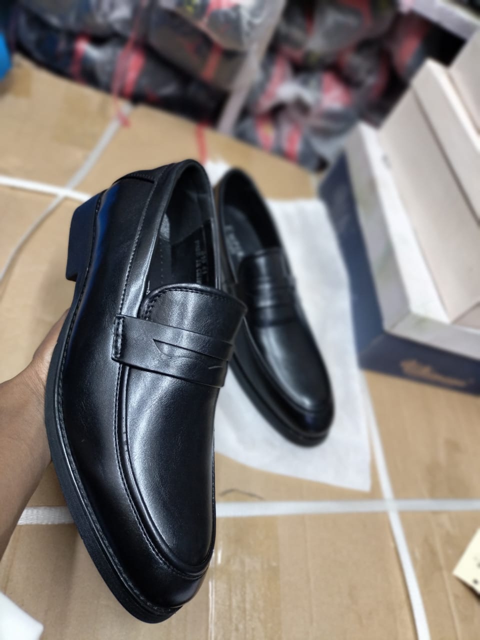 Black Leather Official shoes