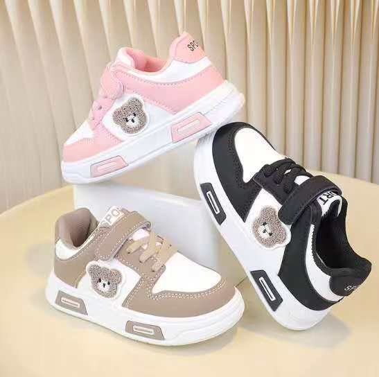 Kids' Bear-Themed Sneakers