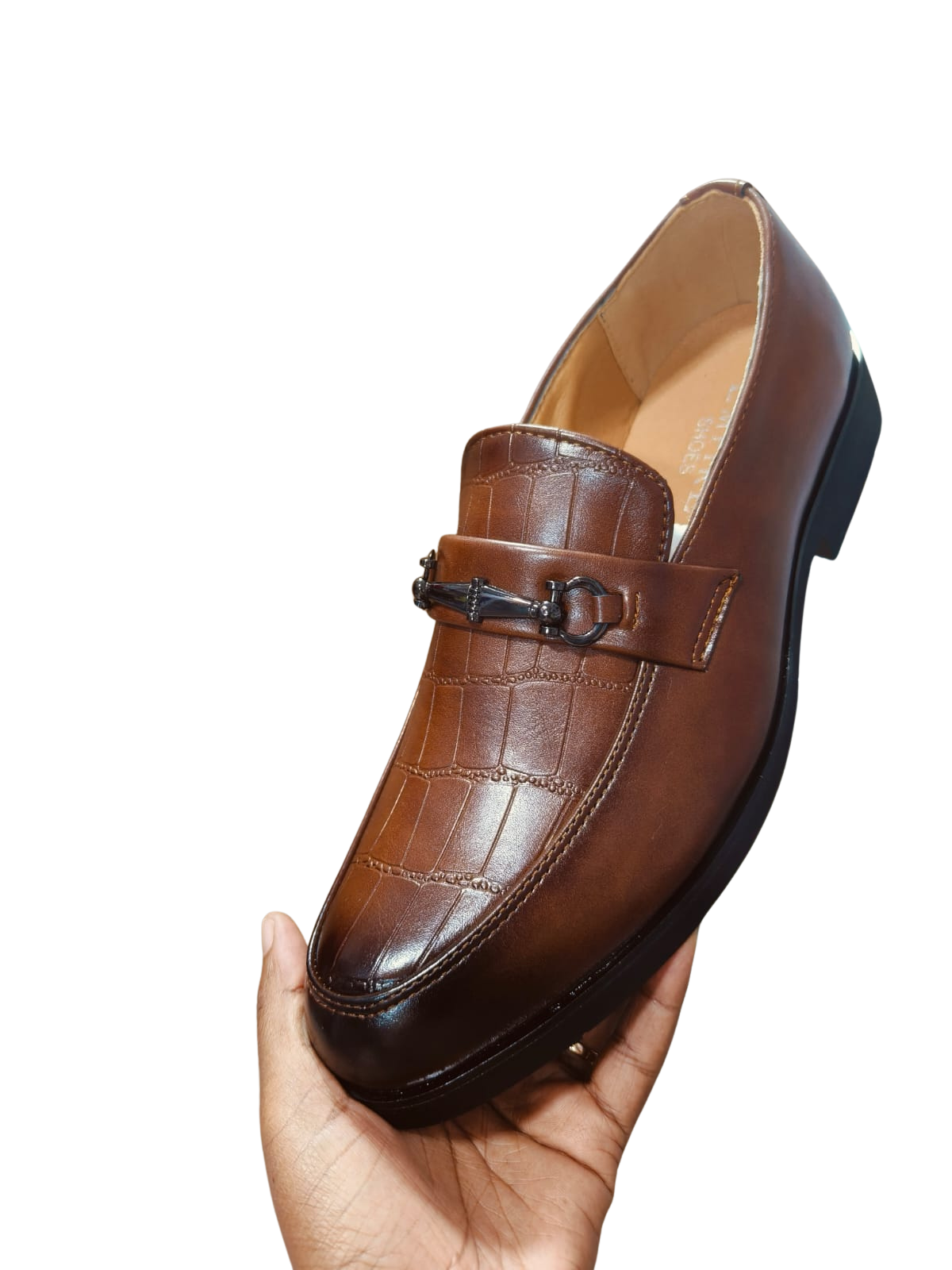 Men's Brown Leather Loafers
