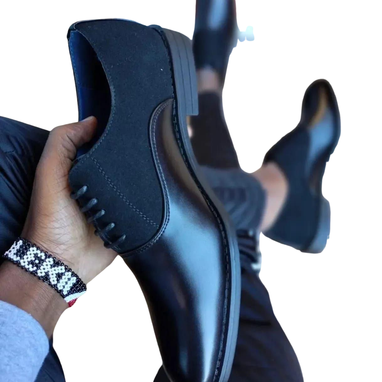 Men's Black Official Shoes