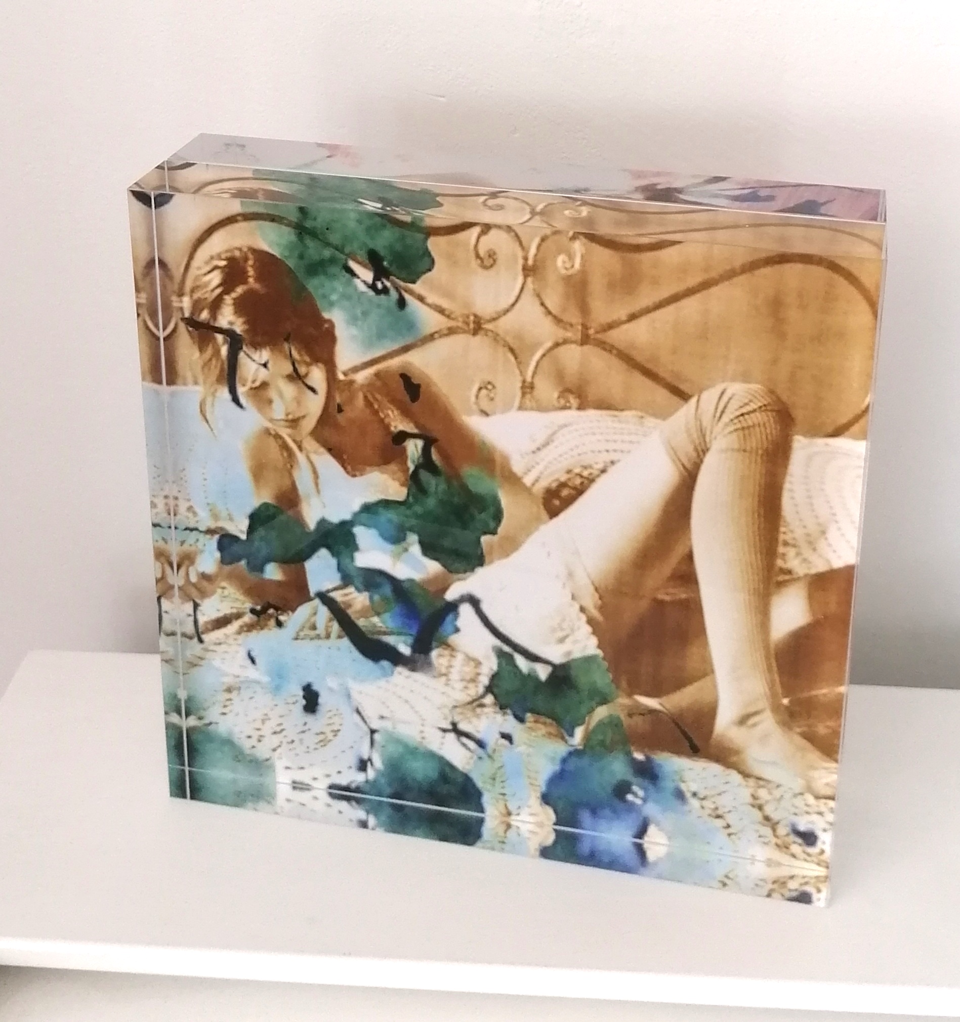 Inclusion Fleur bleue