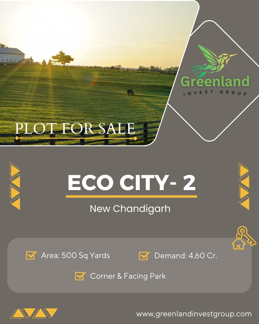 ECO CITY -2, New Chandigarh 500 Sq Yards.