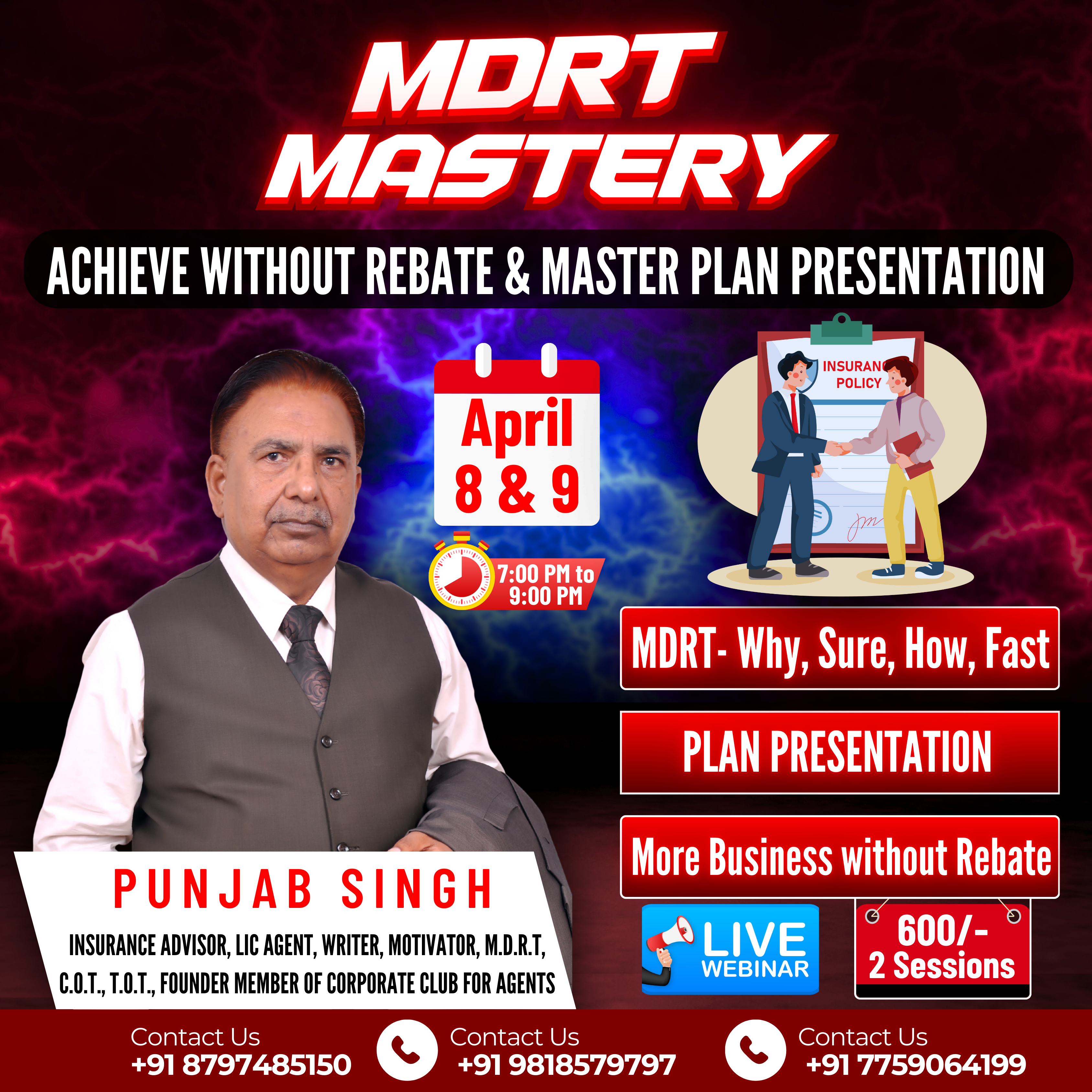 🚀 MDRT MASTERY – Achieve More, Without Rebates! 🚀