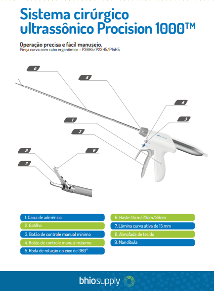 Sistema Cirúrgico Ultrassônico de Alta Precisão Procision 1000