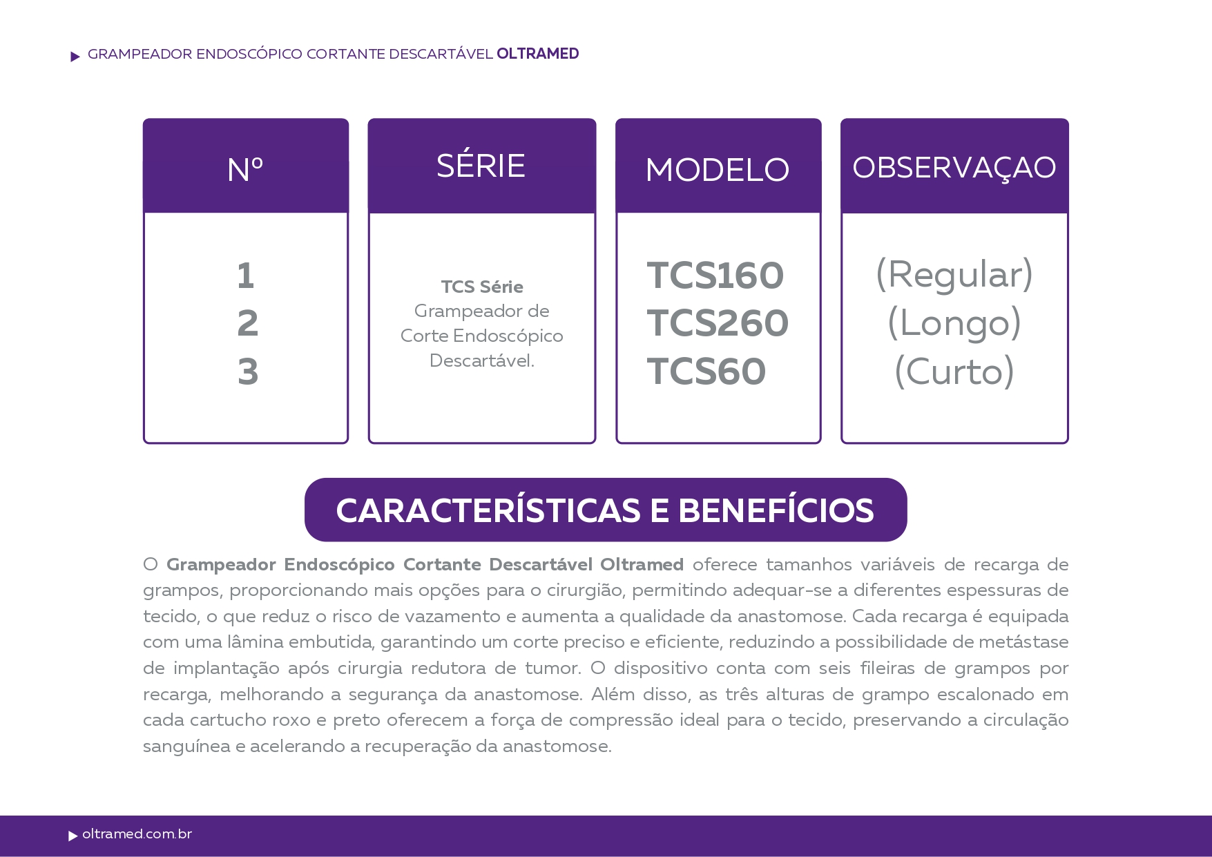 Grampeador Endoscópico Cortante Descartável