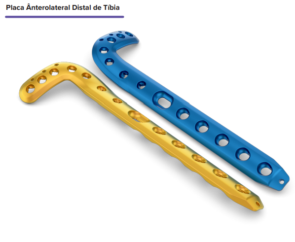 Placa de Pequenos Fragmentos para Membros Inferiores