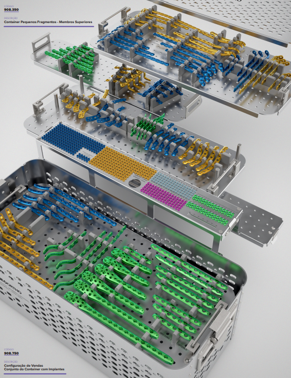 Placa de Fixação para Pequenos Fragmentos