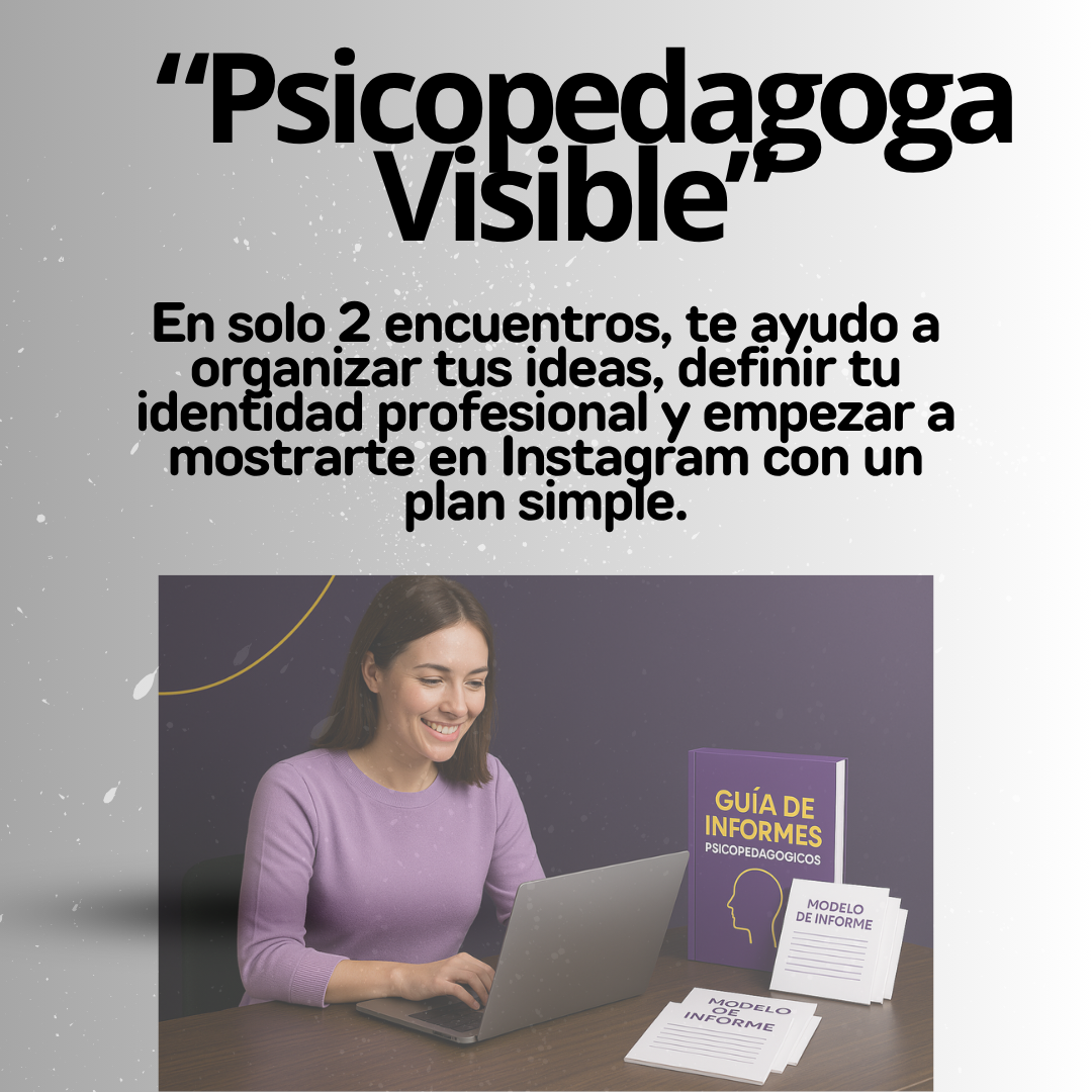 🌟 Mentoría Express “Psicopedagoga Visible”
