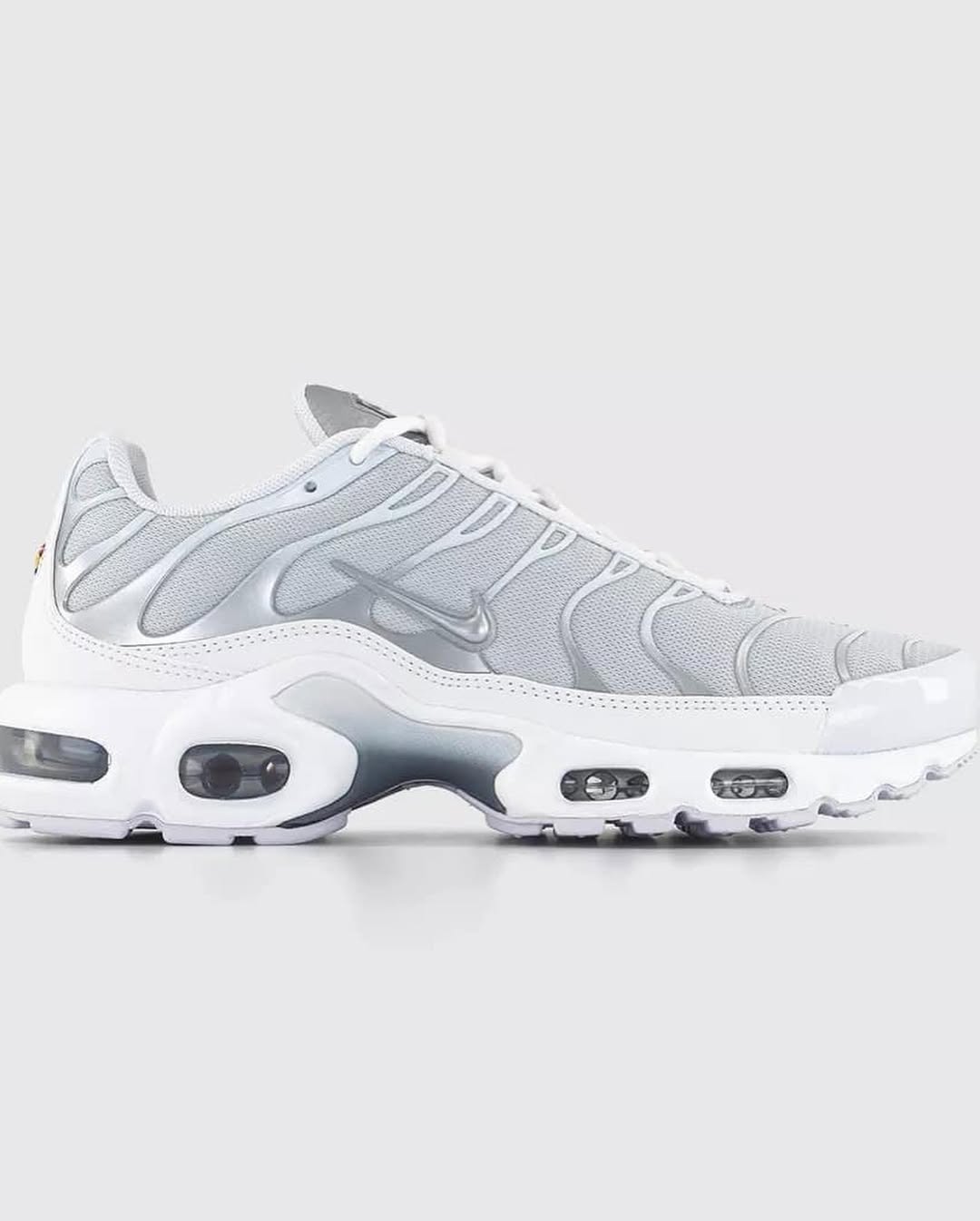 White and Gray NIKE TN