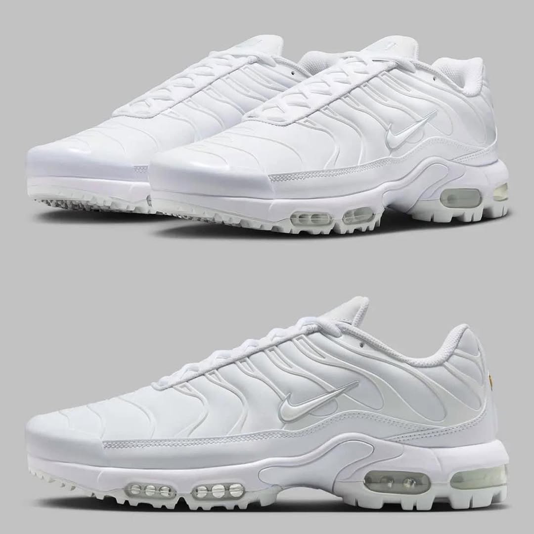 White Air-Cushion Nike tn Sneakers