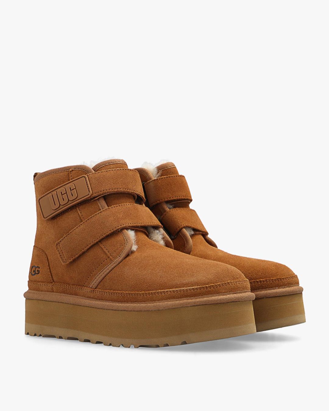 UGG Suede Buckle Boots