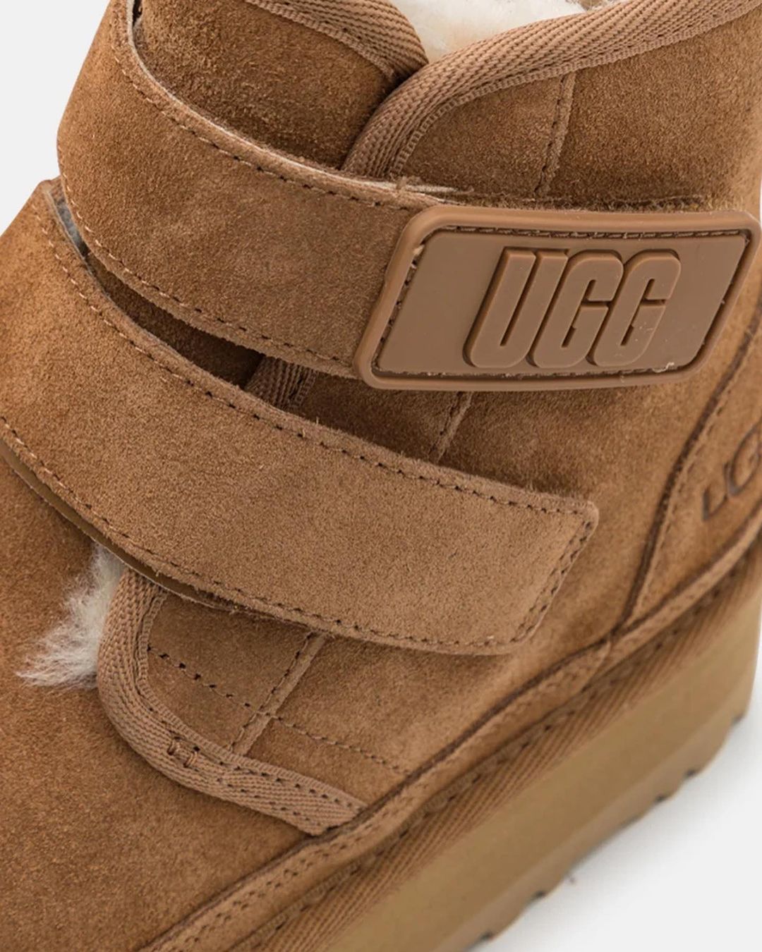 UGG Suede Buckle Boots
