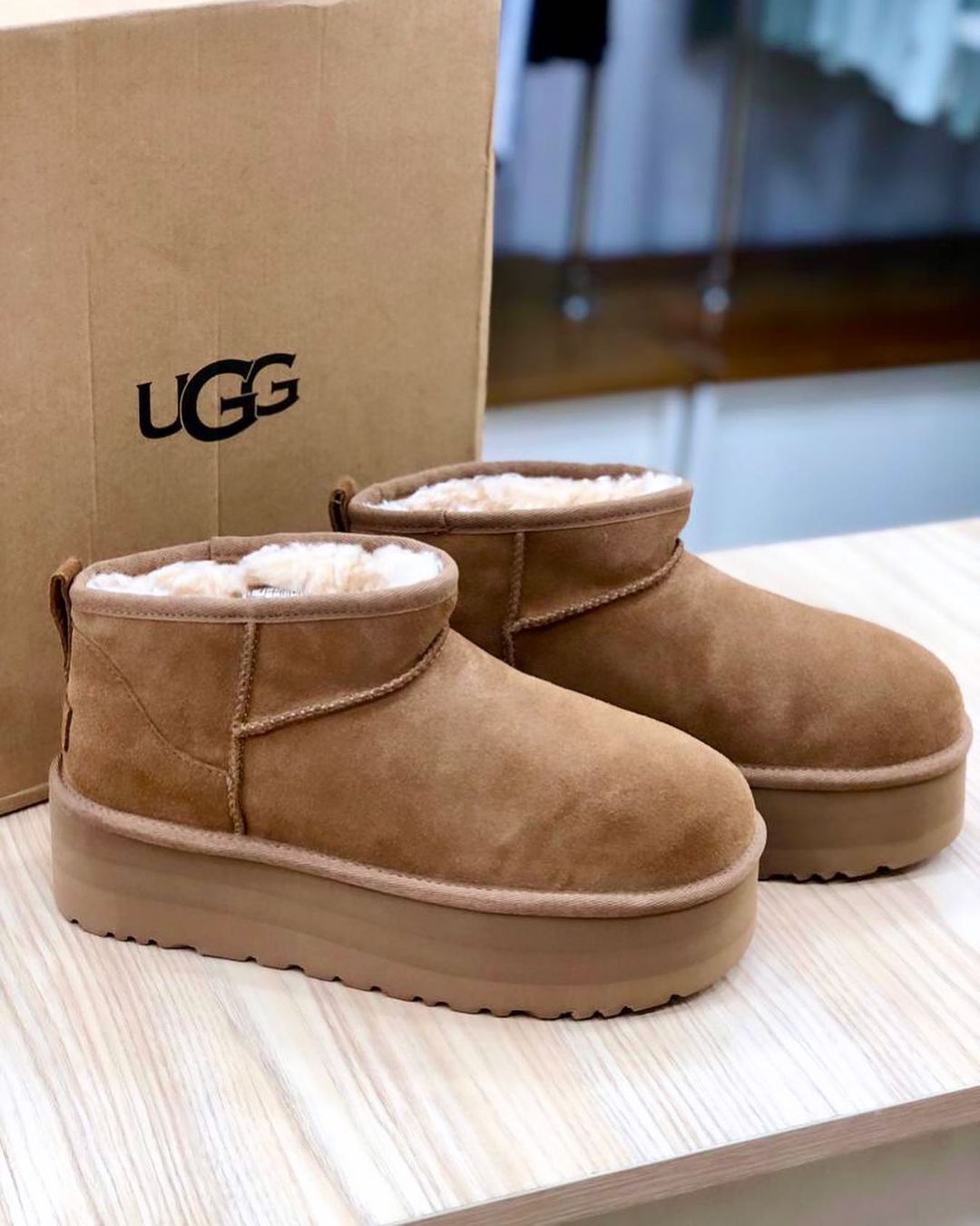 UGG Platform Ankle Boots