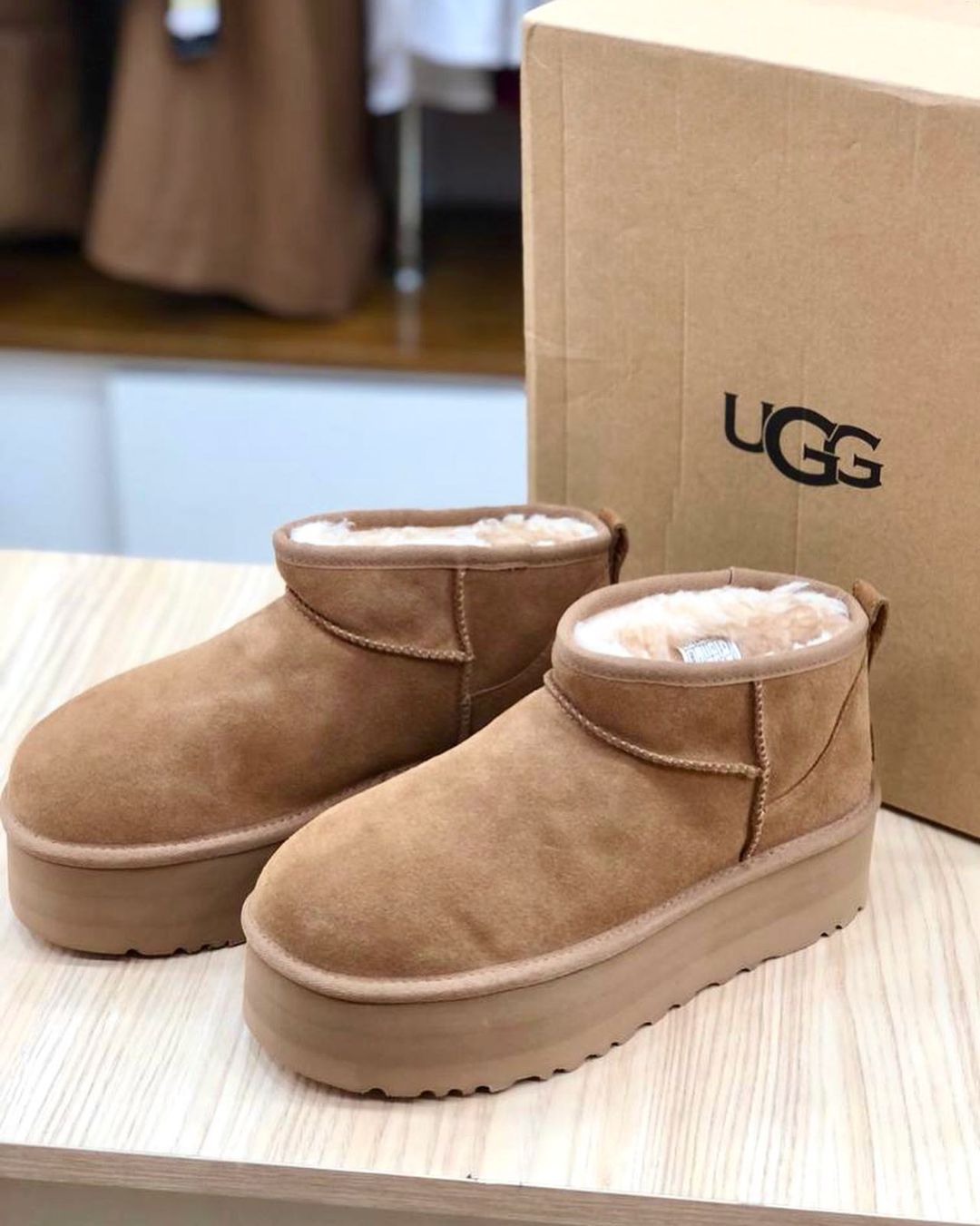 UGG Platform Ankle Boots