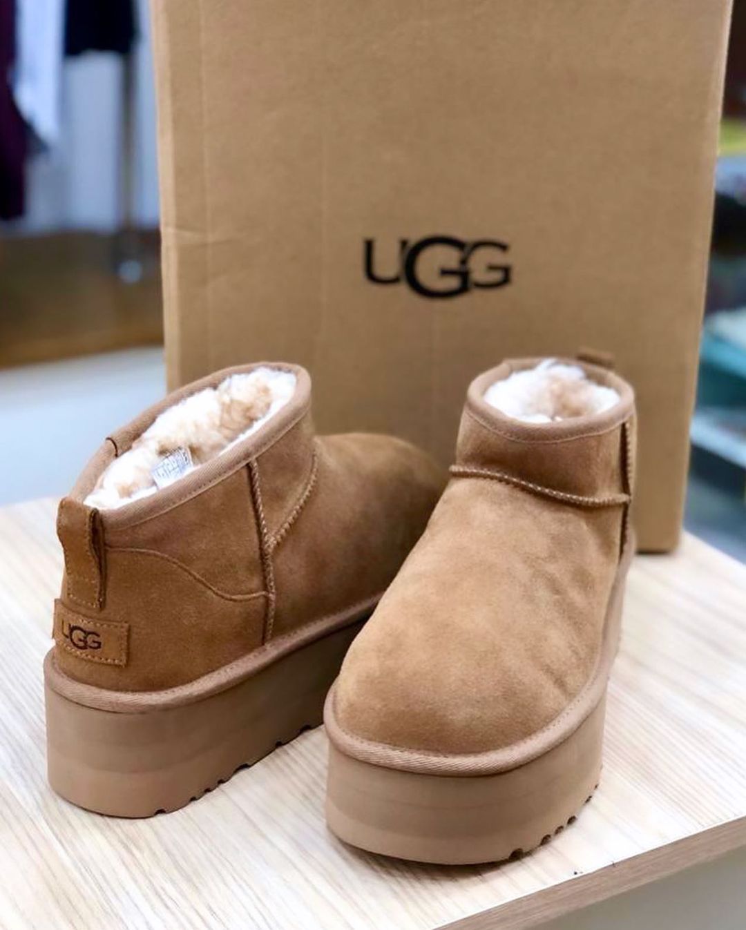UGG Platform Ankle Boots
