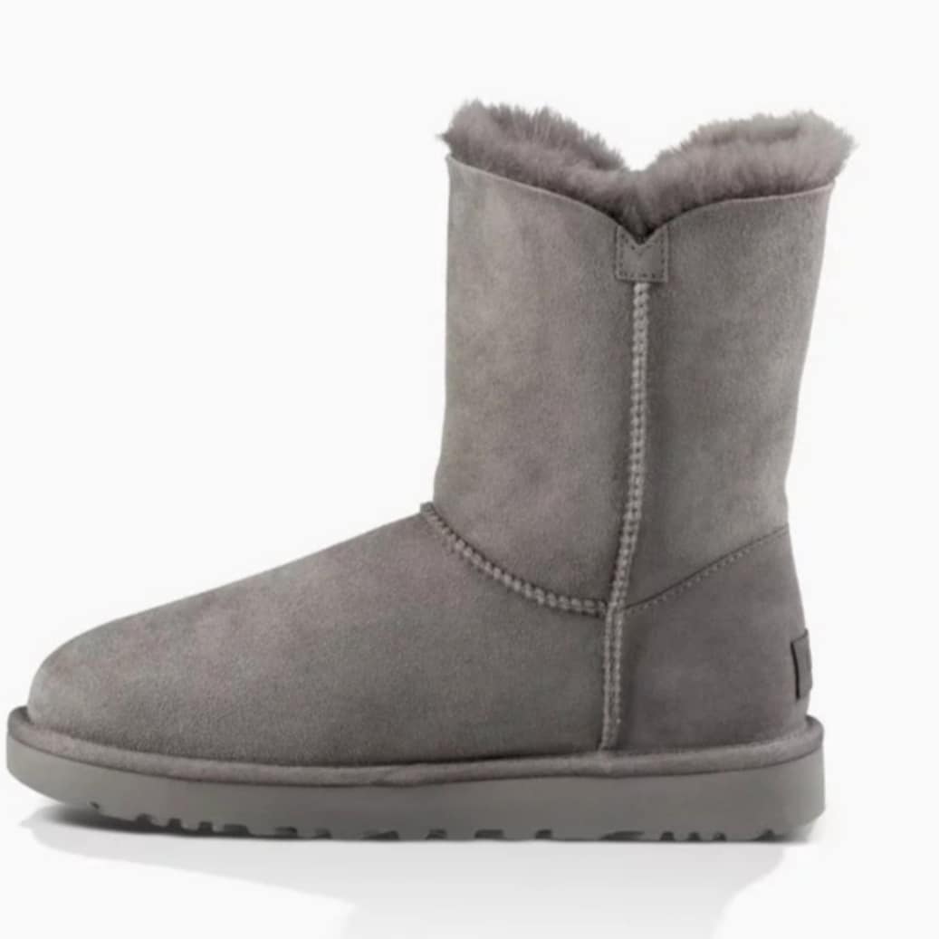 UGG Gray Button-Up Winter Boots