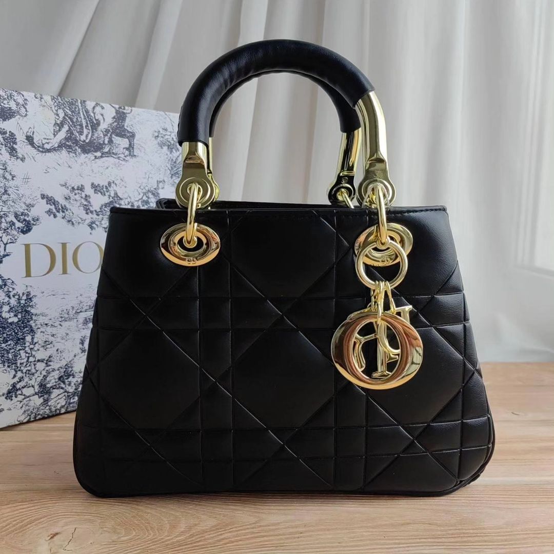 Black Quilted Handbag