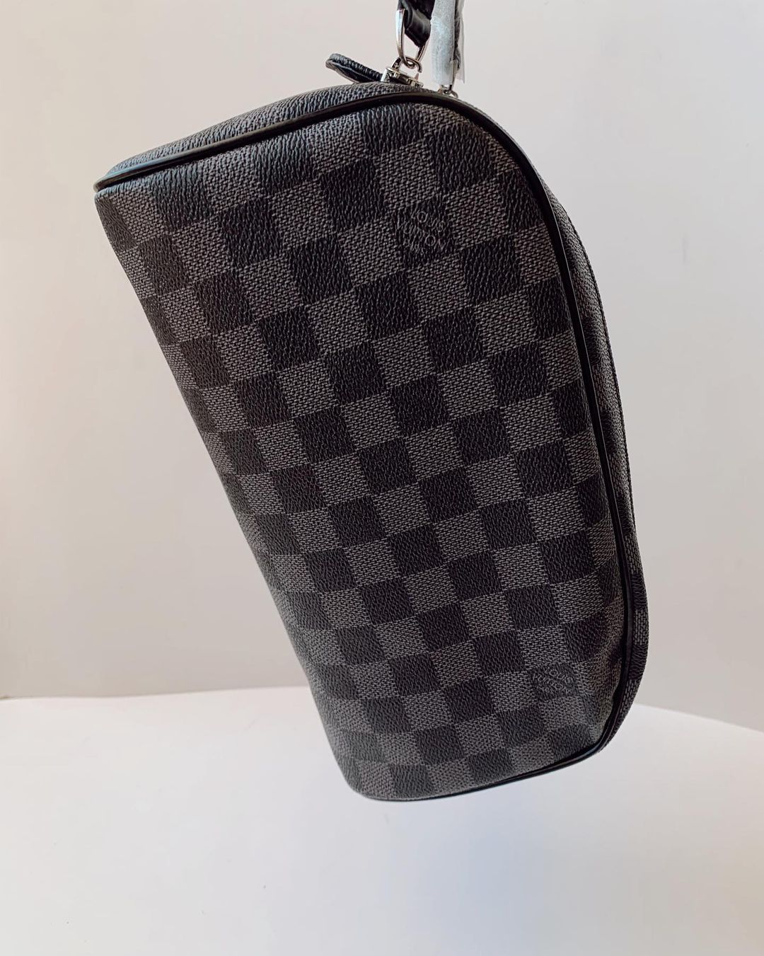 Checkered Toiletry Bag