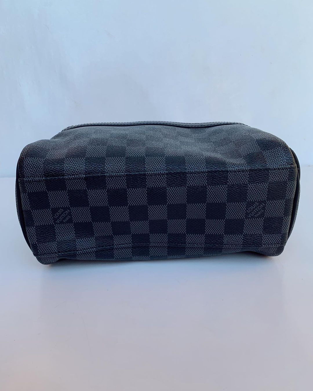 Checkered Toiletry Bag